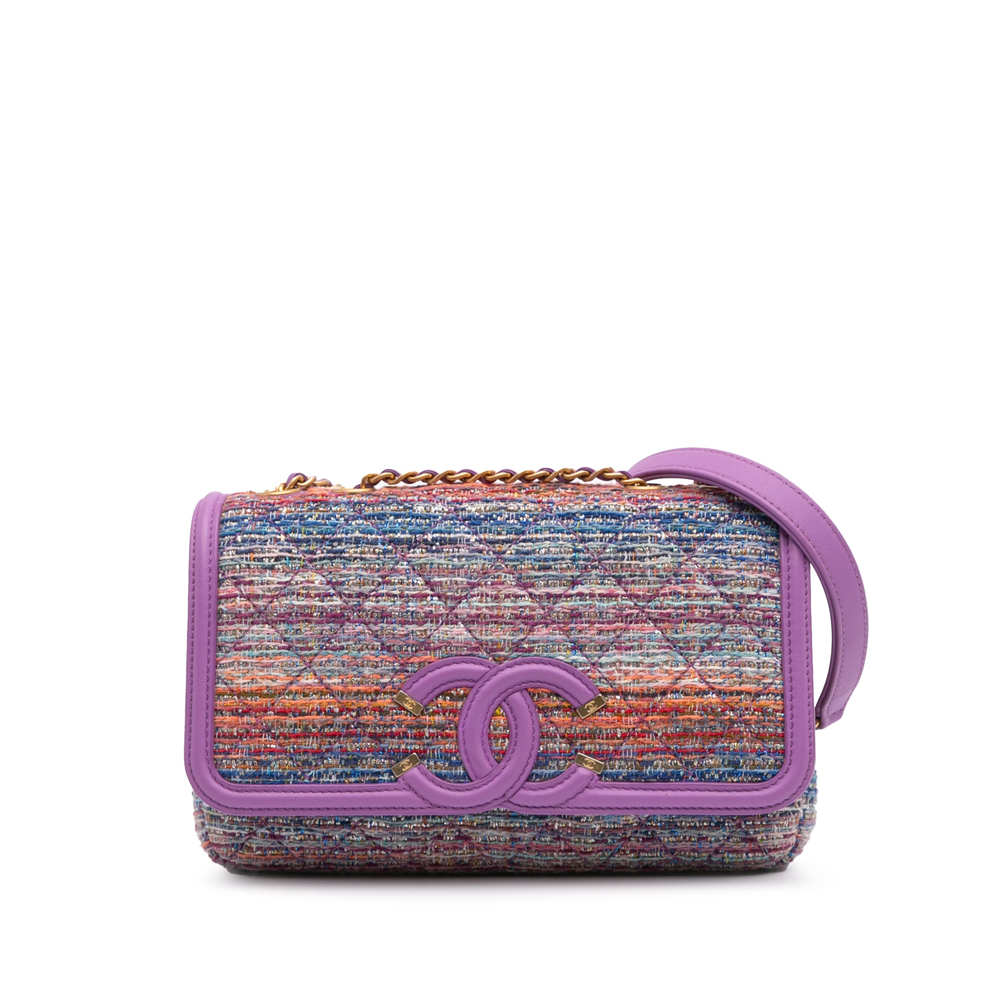 Chanel Medium Tweed CC Filigree Flap - image 1