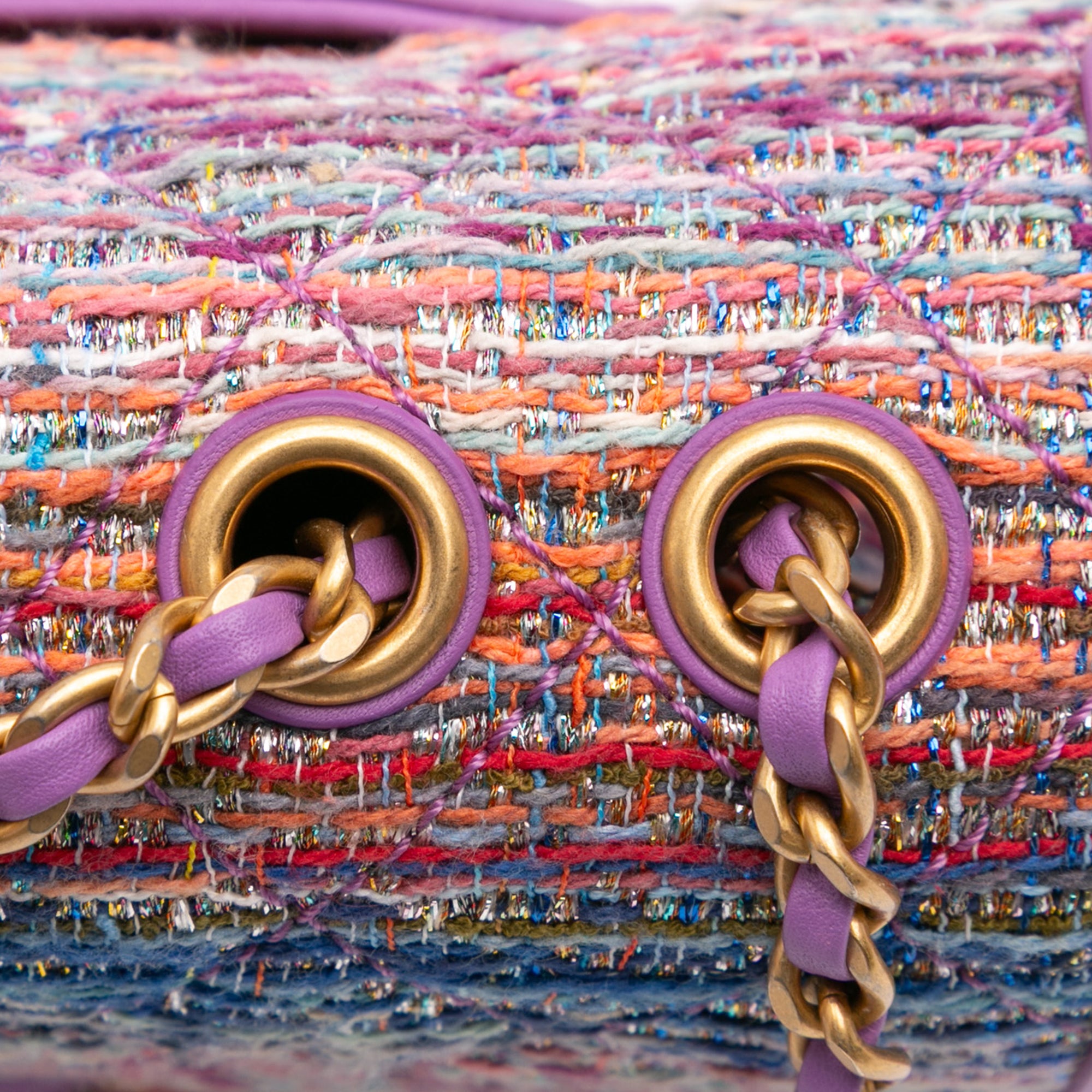 Chanel Medium Tweed CC Filigree Flap - image 7