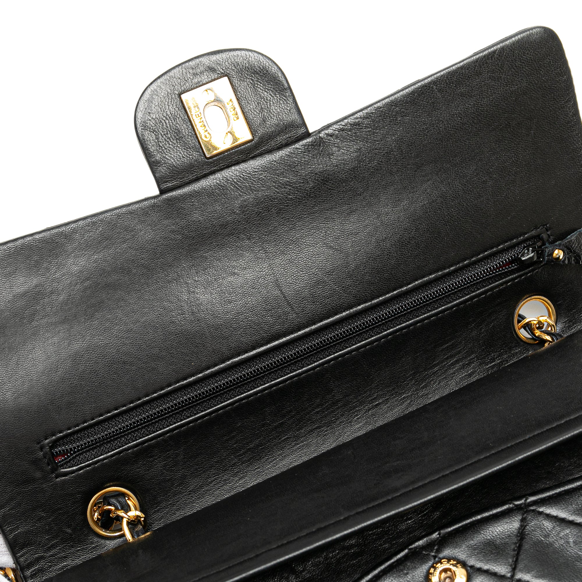 Chanel Medium Classic Lambskin Double Flap - image 8