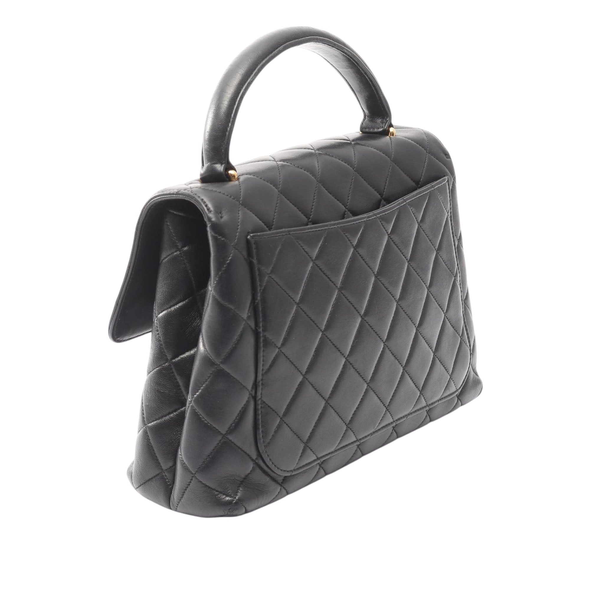 Chanel Medium Lambskin Kelly Top Handle Bag - image 2