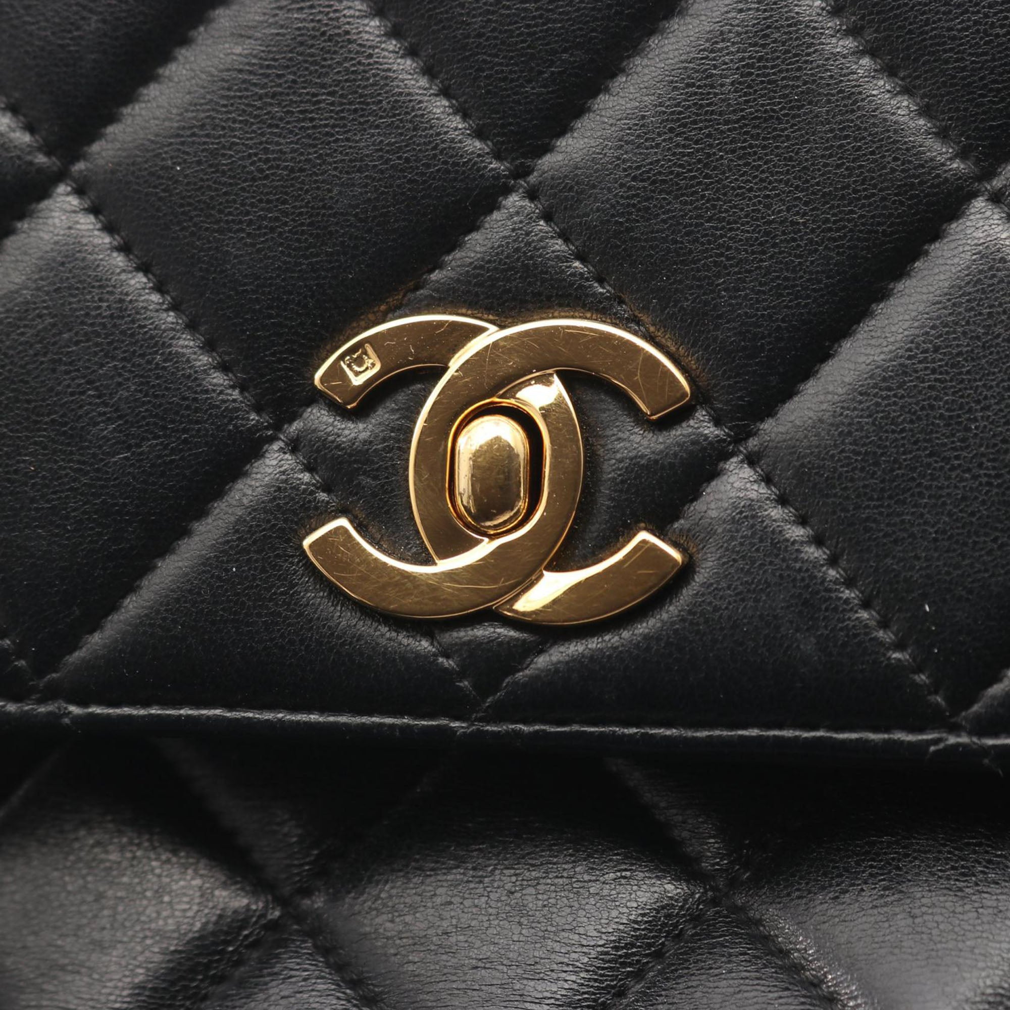 Chanel Medium Lambskin Kelly Top Handle Bag - image 7