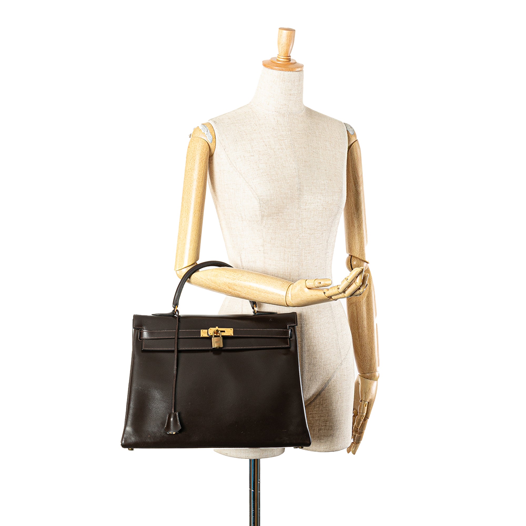Hermès Box Calf Kelly Retourne 35 - image 14