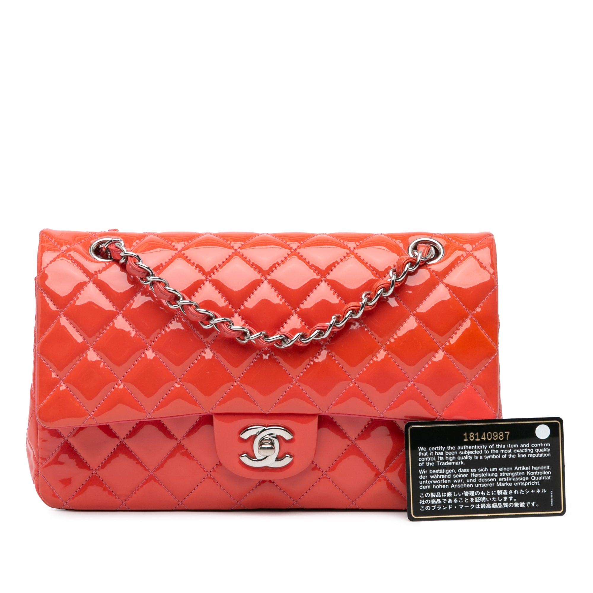 Chanel Medium Classic Patent Double Flap - image 10