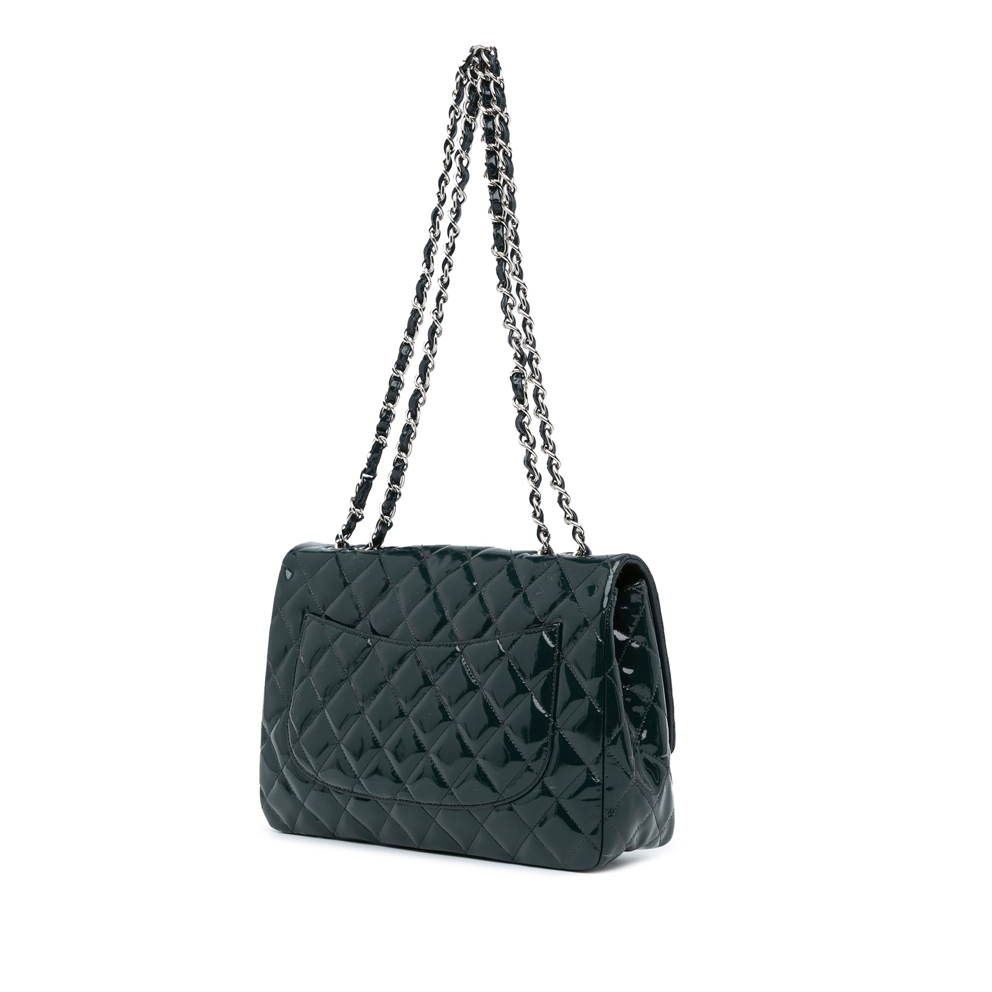 Chanel Jumbo Classic Patent Double Flap - image 2