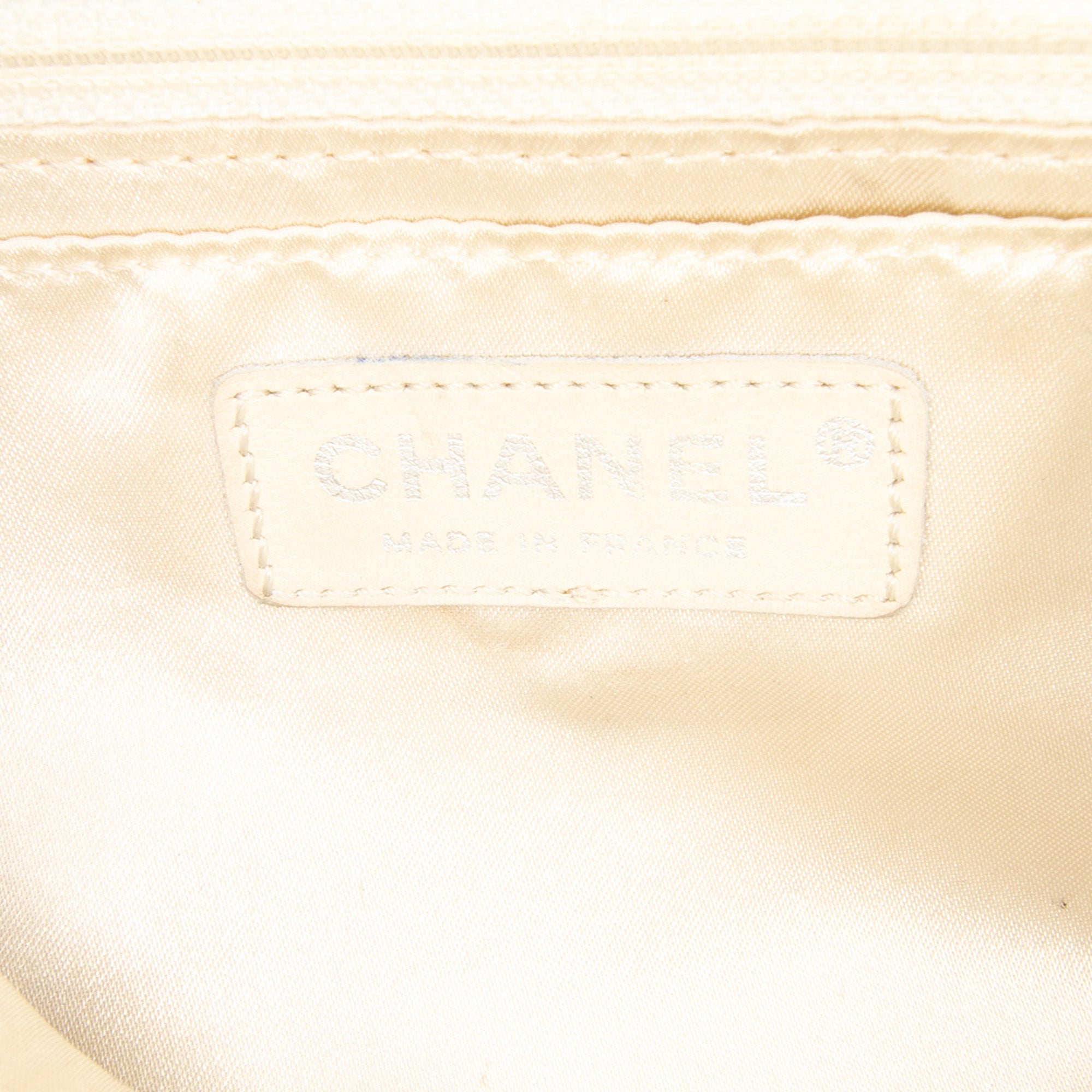 Chanel CC Quilted Perforated Aged Calfskin Flap - image 5