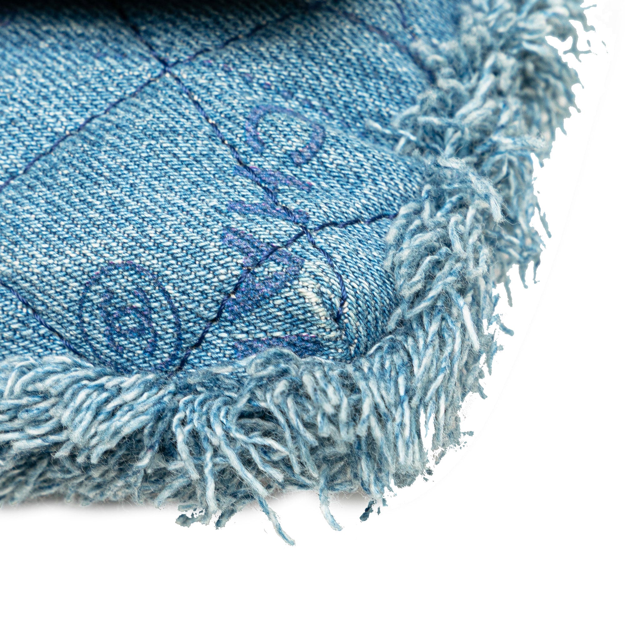 Chanel Mini Denim Mood Clutch with Chain - image 9
