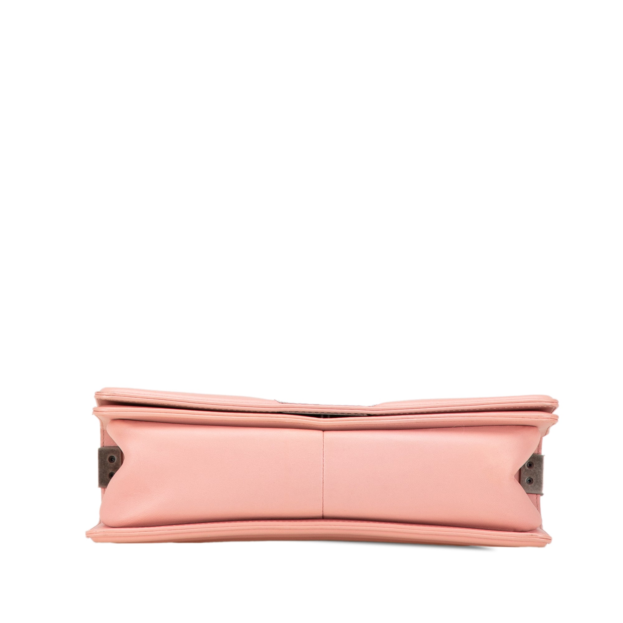 Chanel Old Medium Quilted Lambskin Boy Flap - image 3
