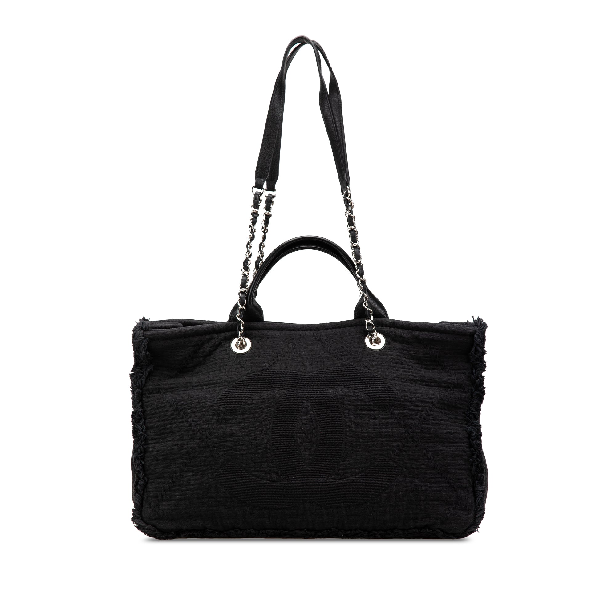 Chanel Medium CC Double Face Deauville Tote - image 1