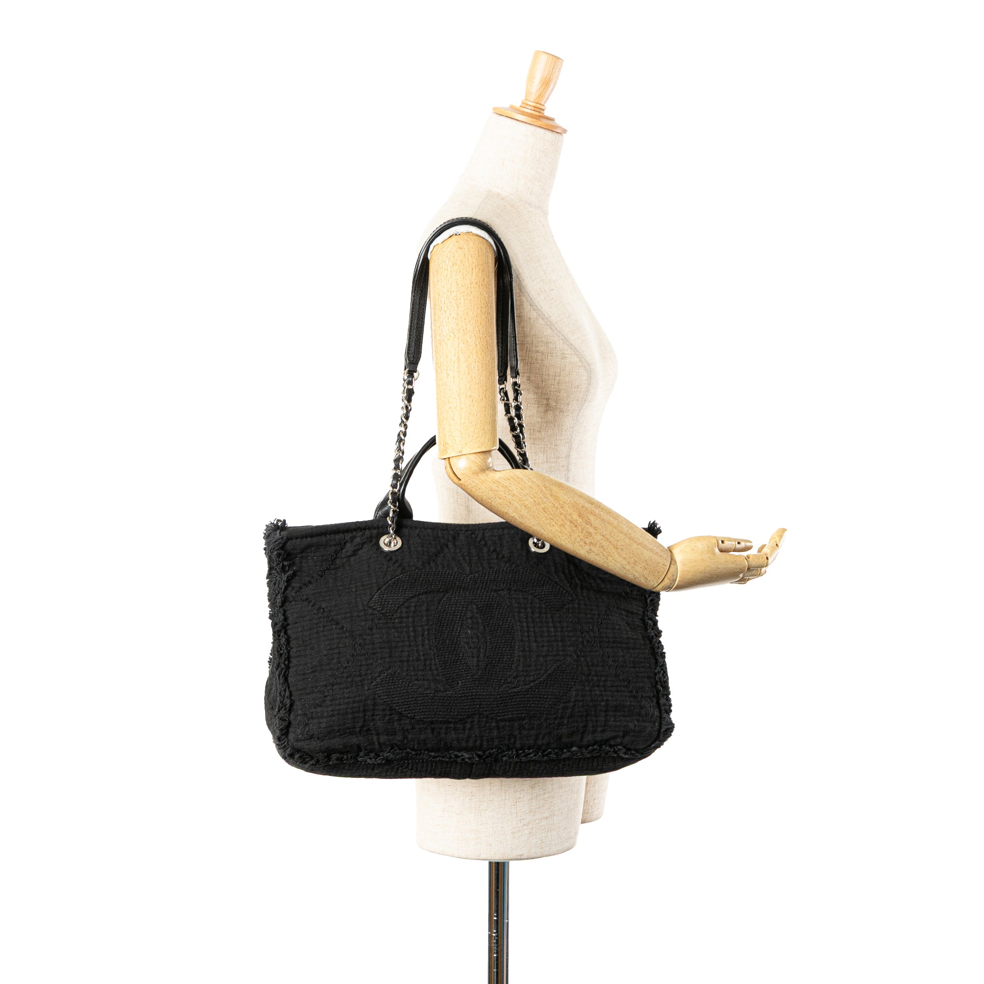 Chanel Medium CC Double Face Deauville Tote - image 11