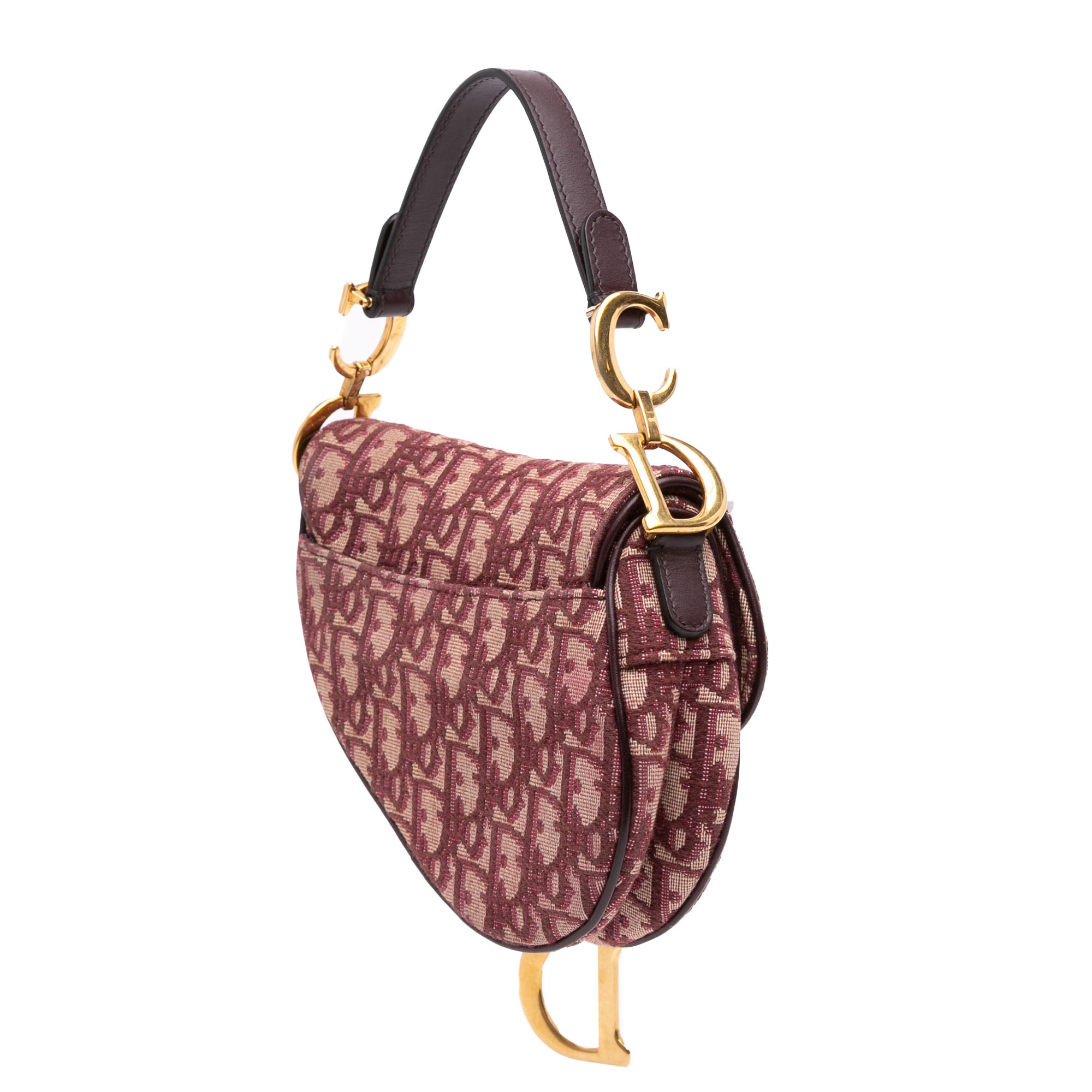 Dior Mini Oblique Canvas Saddle Bag - image 2