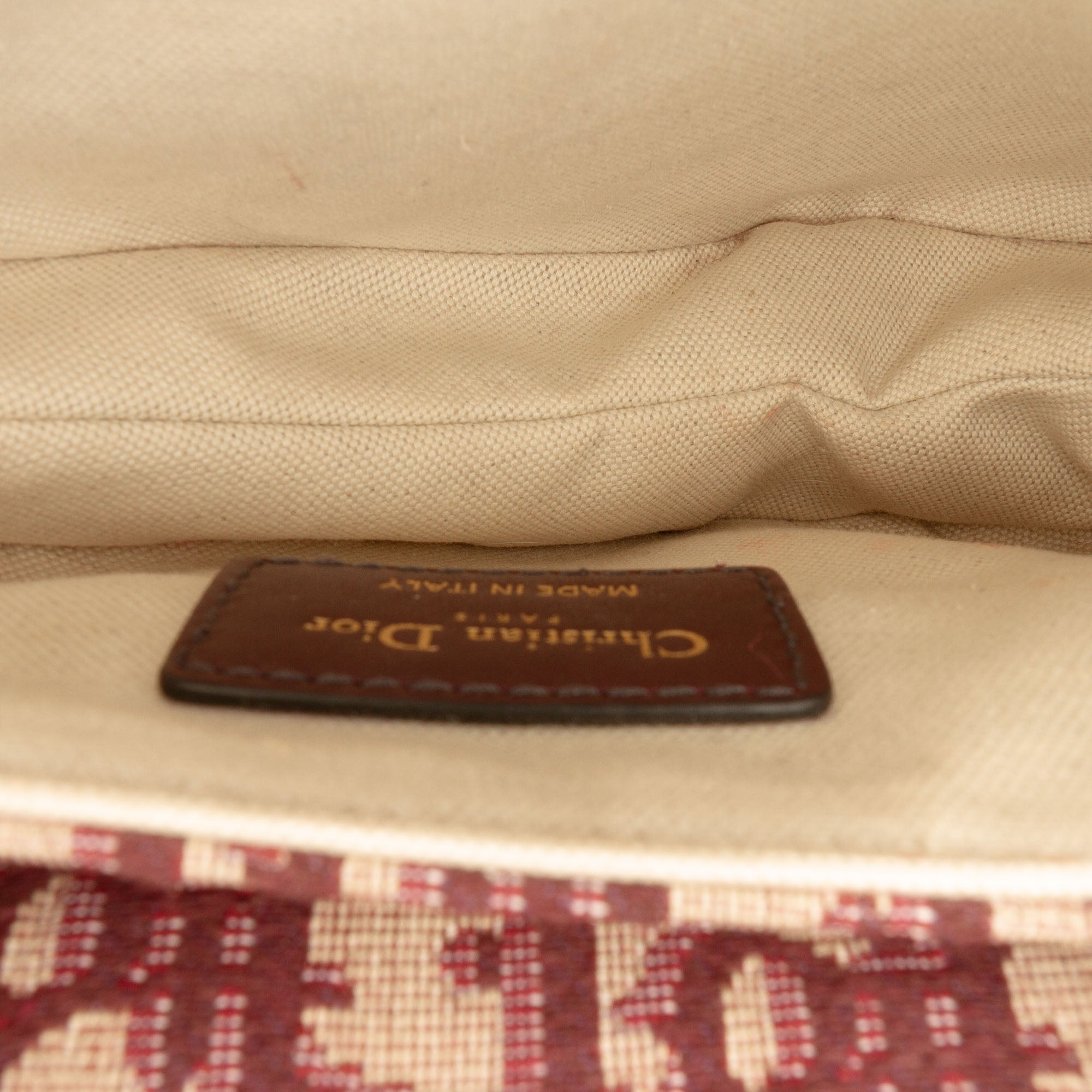 Dior Mini Oblique Canvas Saddle Bag - image 4