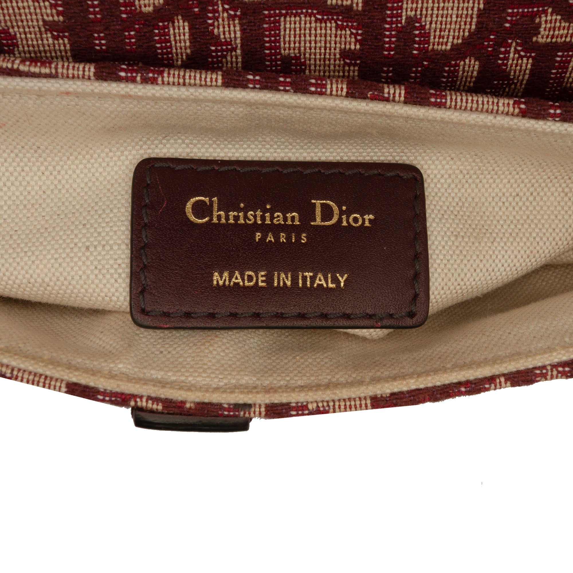 Dior Mini Oblique Canvas Saddle Bag - image 5