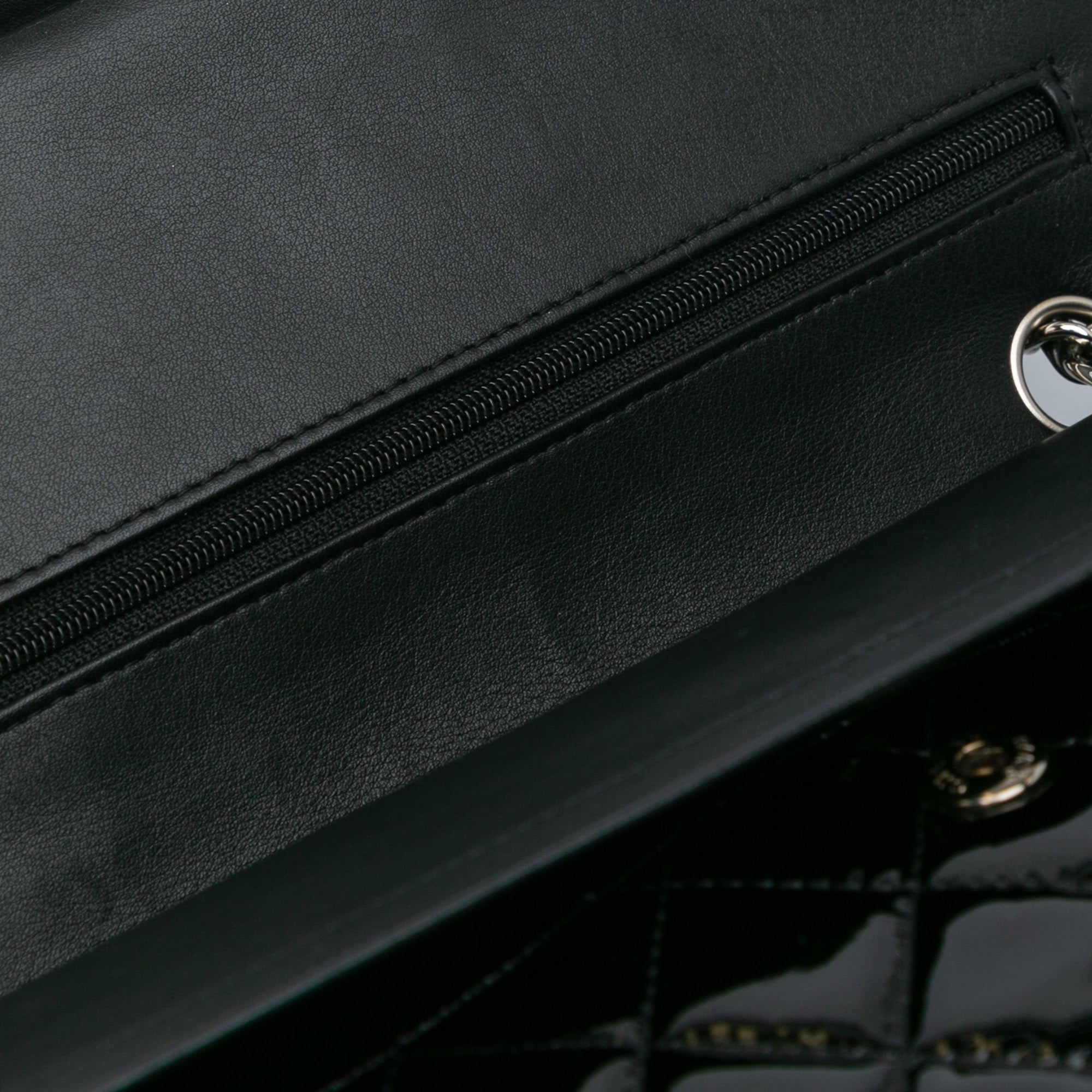Chanel Medium Classic Patent Double Flap - image 9