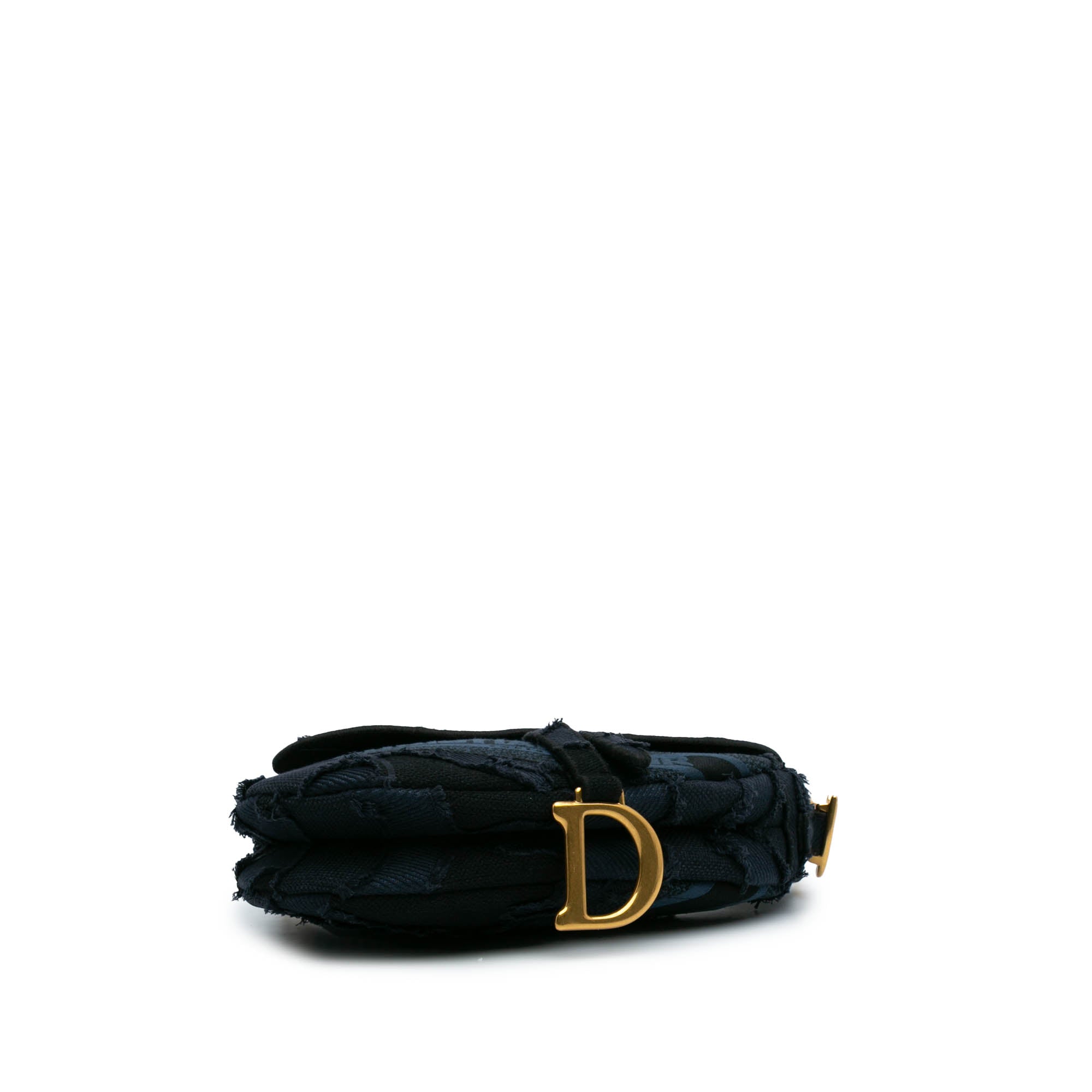 Dior Canvas Embroidered Camouflage Saddle Bag - image 3