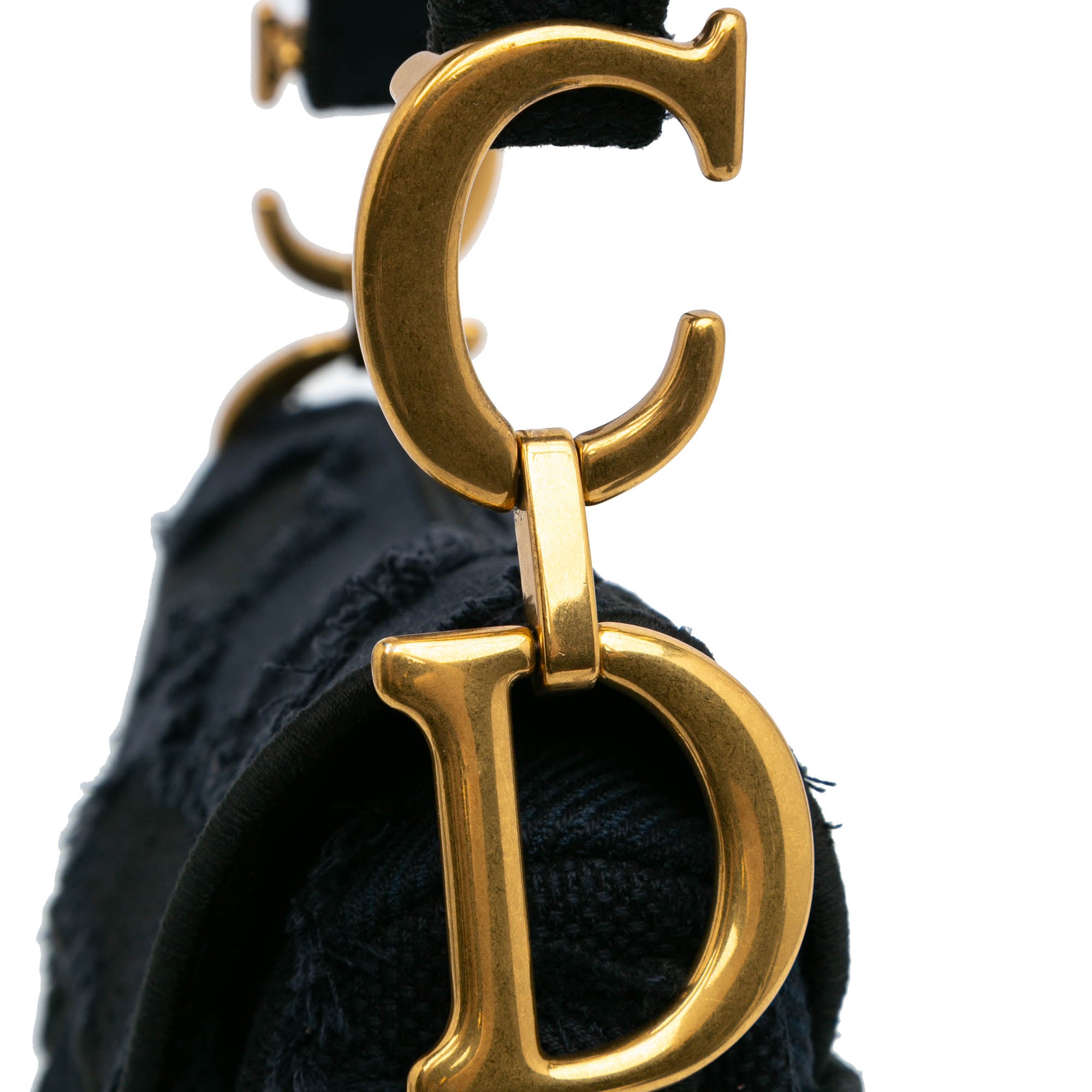 Dior Canvas Embroidered Camouflage Saddle Bag - image 8