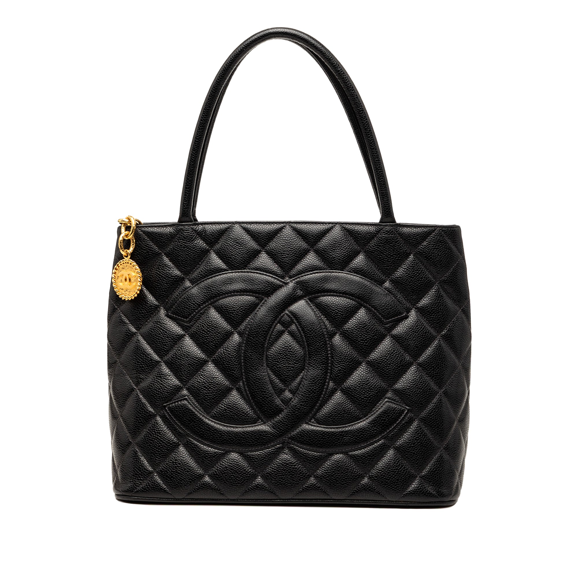 Chanel Caviar Medallion Tote - image 1