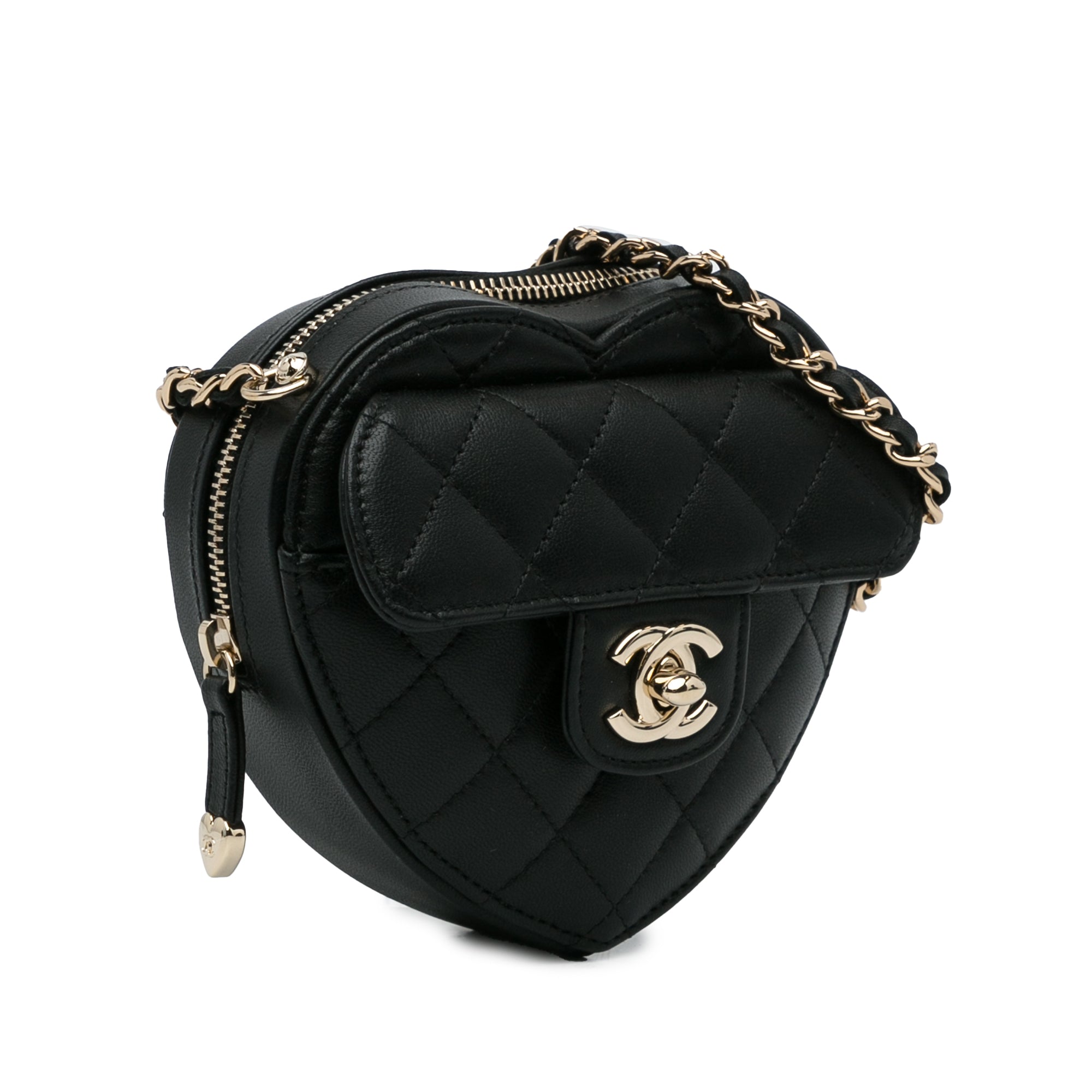 Chanel Mini Lambskin CC in Love Heart Crossbody - image 2