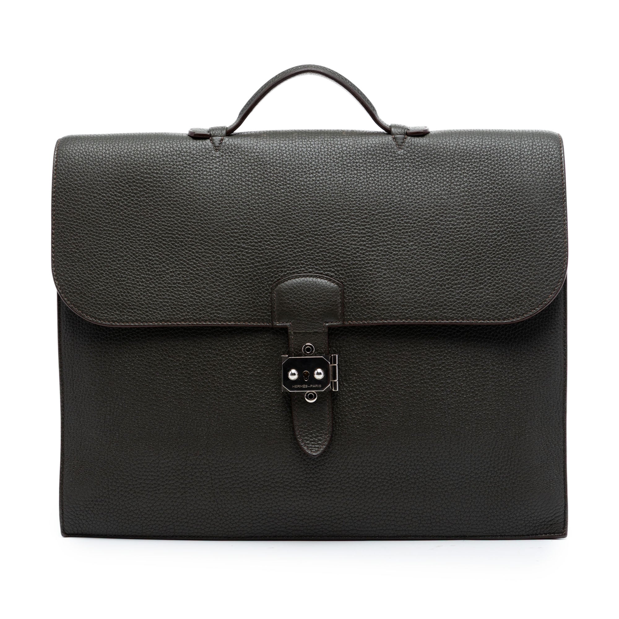 Hermès Togo Sac A Depeches 38 - image 1