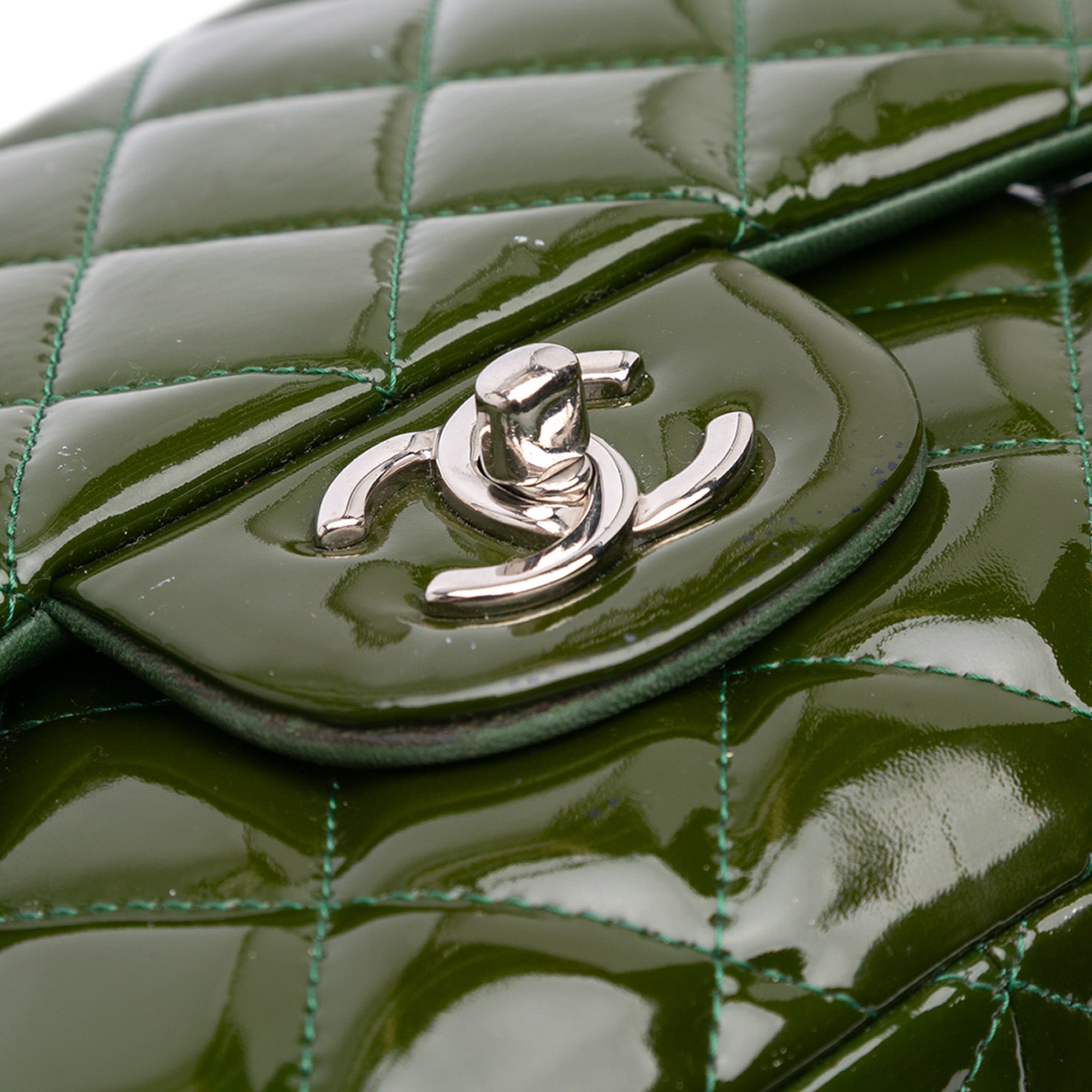 Chanel Jumbo Classic Patent Double Flap - image 8