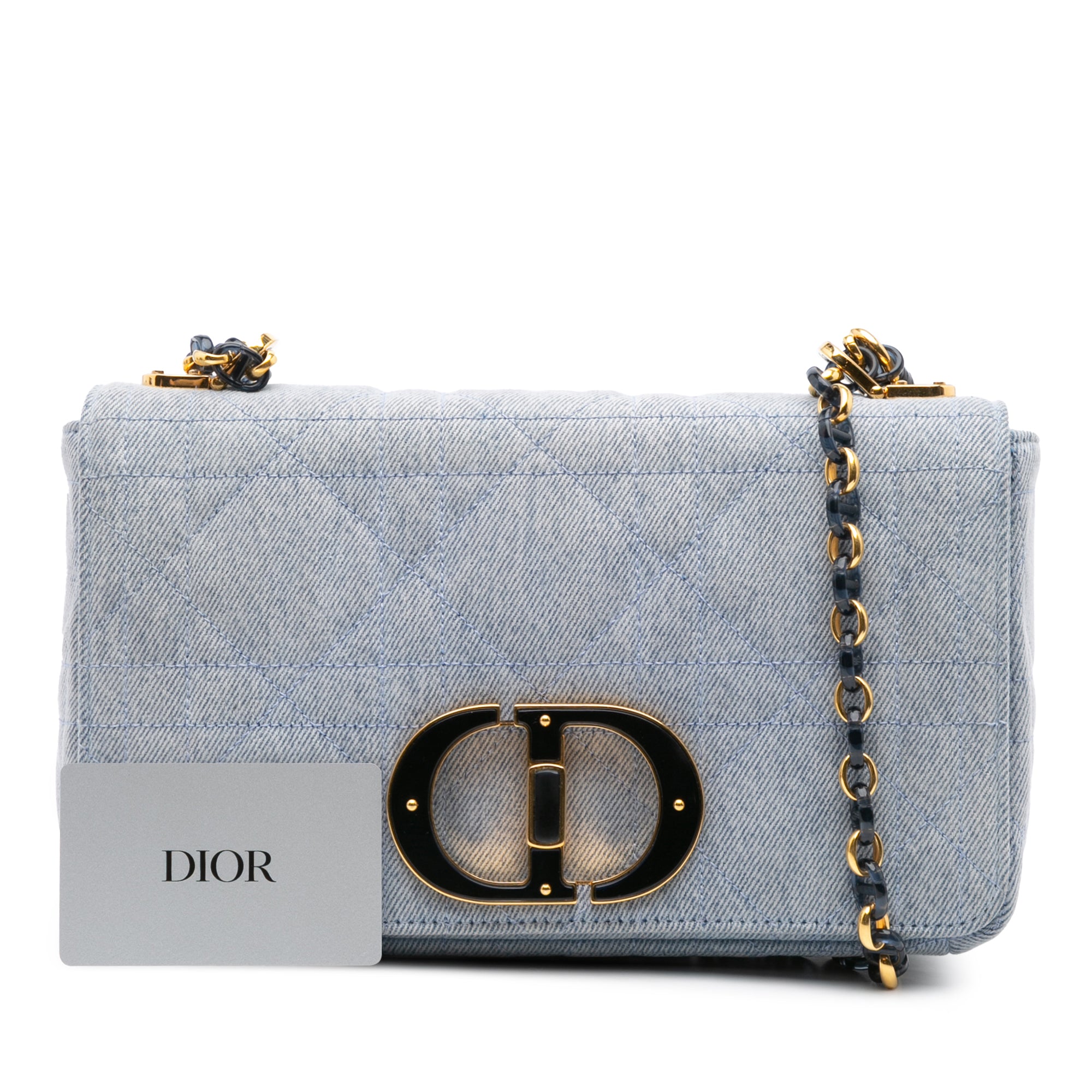 Dior Medium Denim Macrocannage Caro Bag - image 11