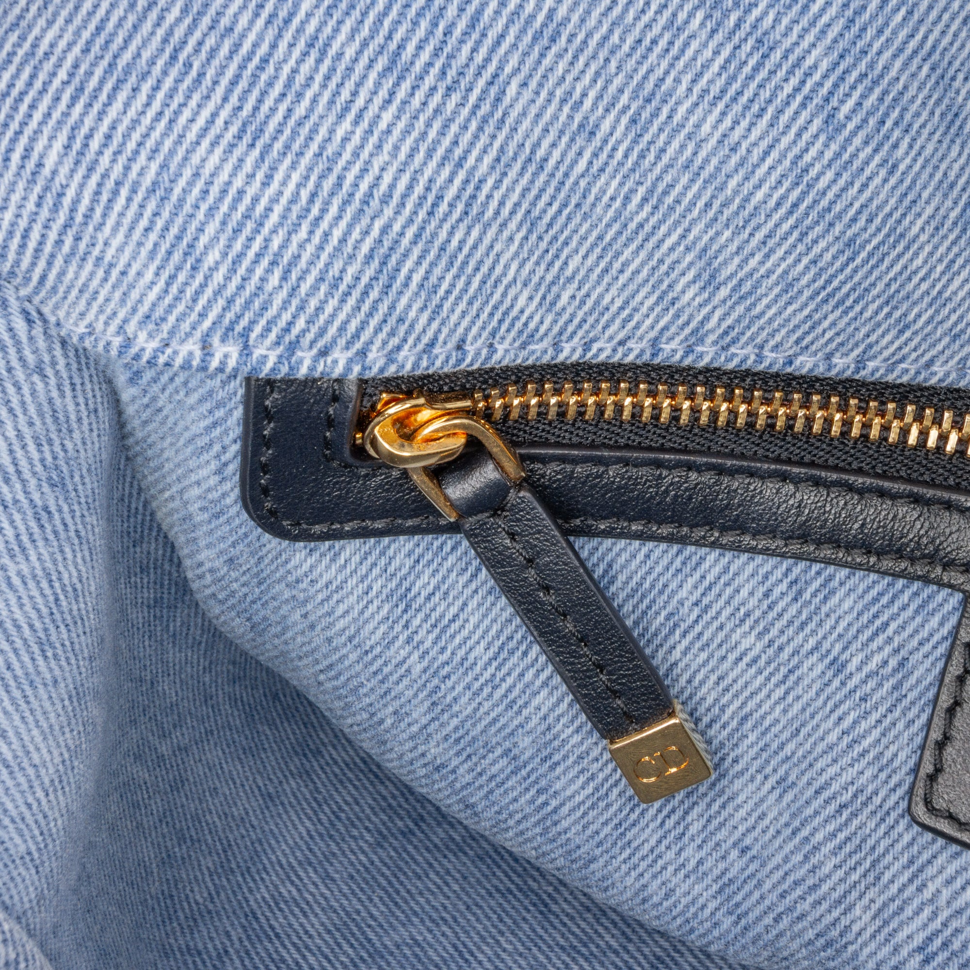 Dior Medium Denim Macrocannage Caro Bag - image 6