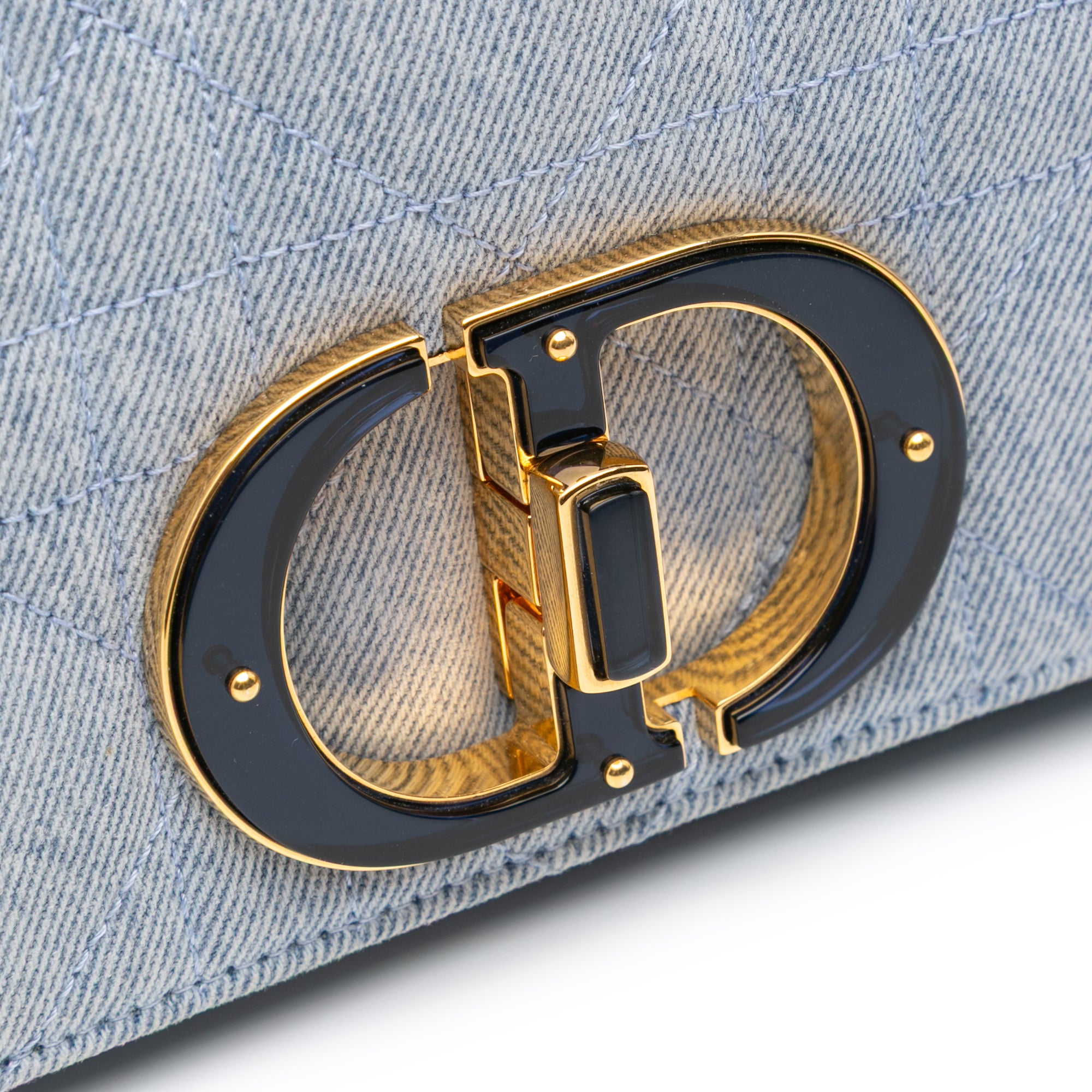Dior Medium Denim Macrocannage Caro Bag - image 7