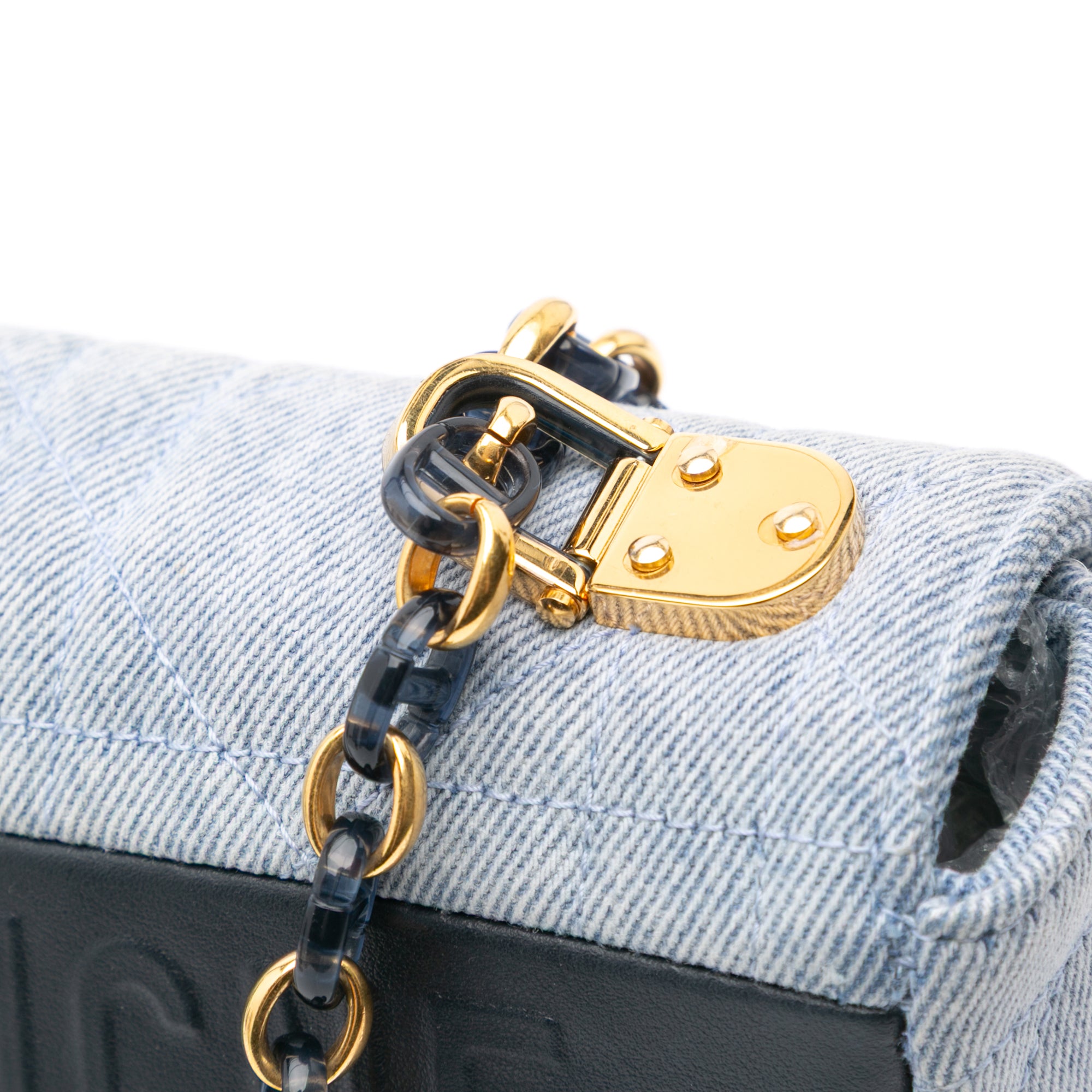 Dior Medium Denim Macrocannage Caro Bag - image 9