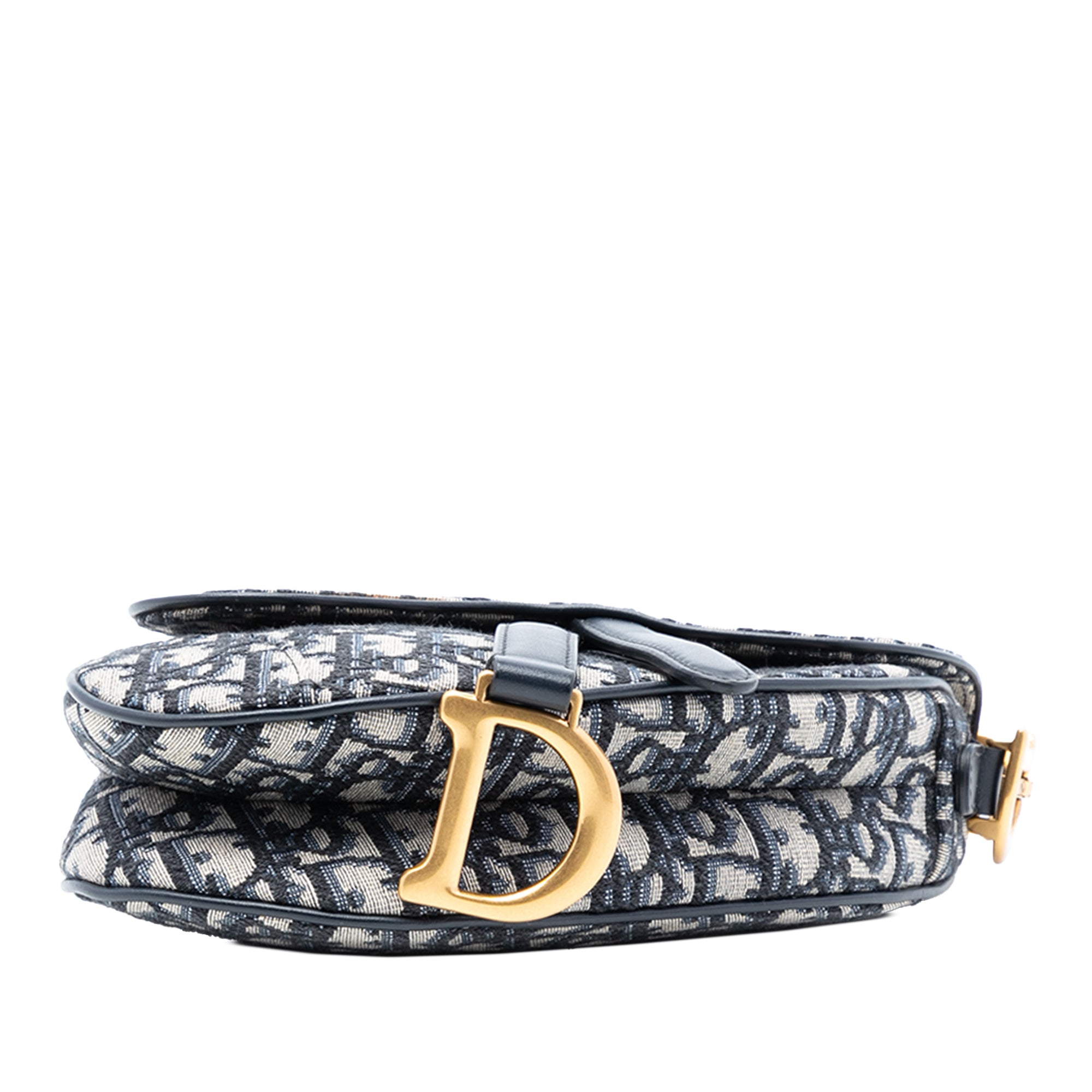 Dior Mini Oblique Canvas Saddle Bag - image 3