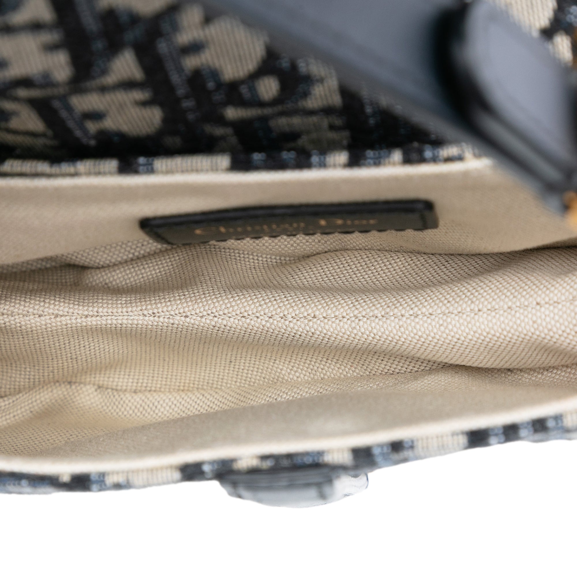 Dior Mini Oblique Canvas Saddle Bag - image 4