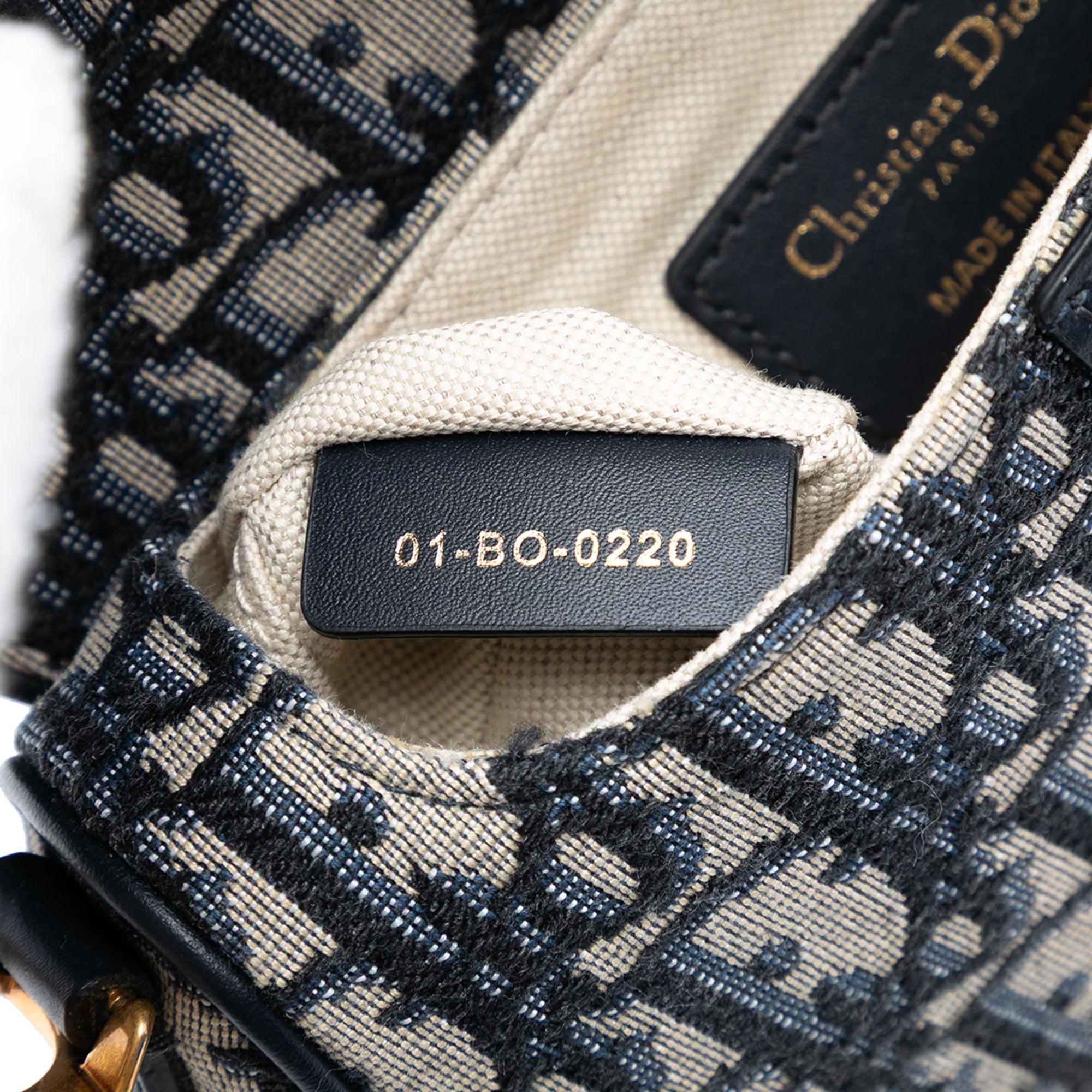 Dior Mini Oblique Canvas Saddle Bag - image 6