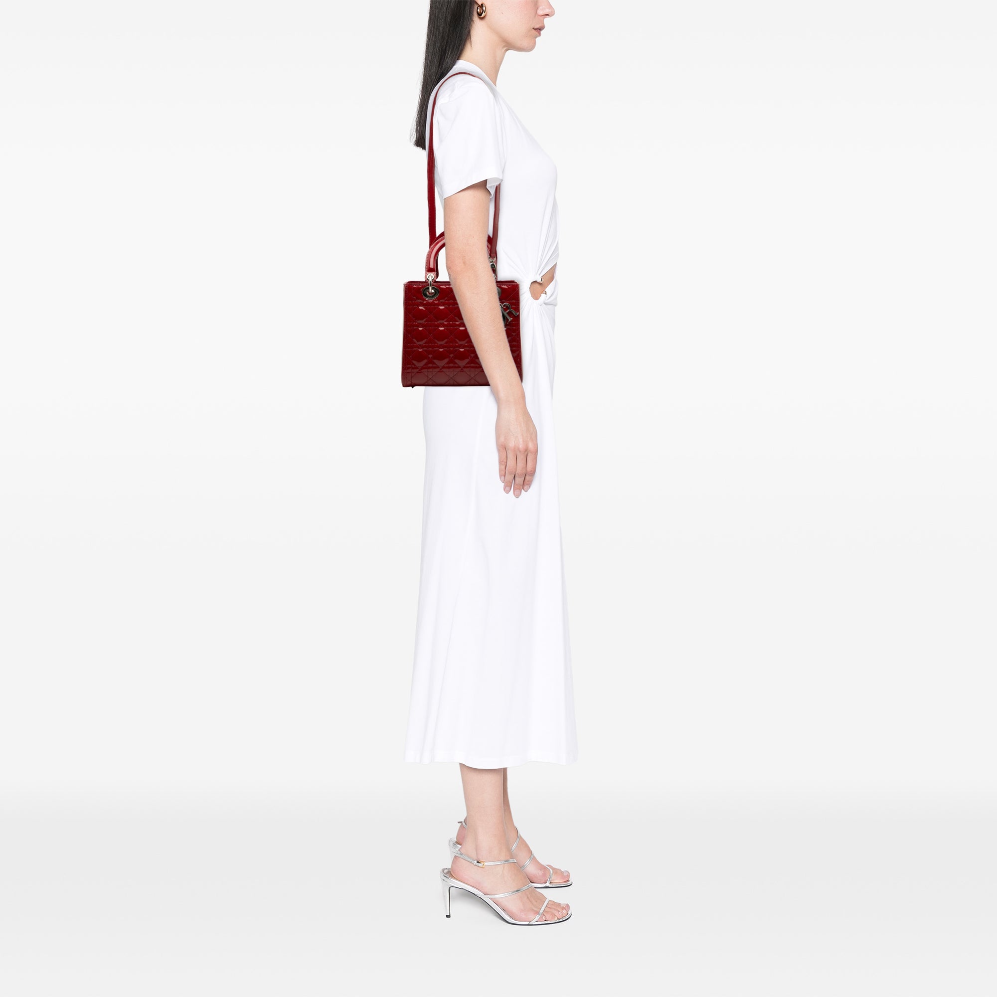 Dior Medium Patent Cannage Lady Dior - image 7