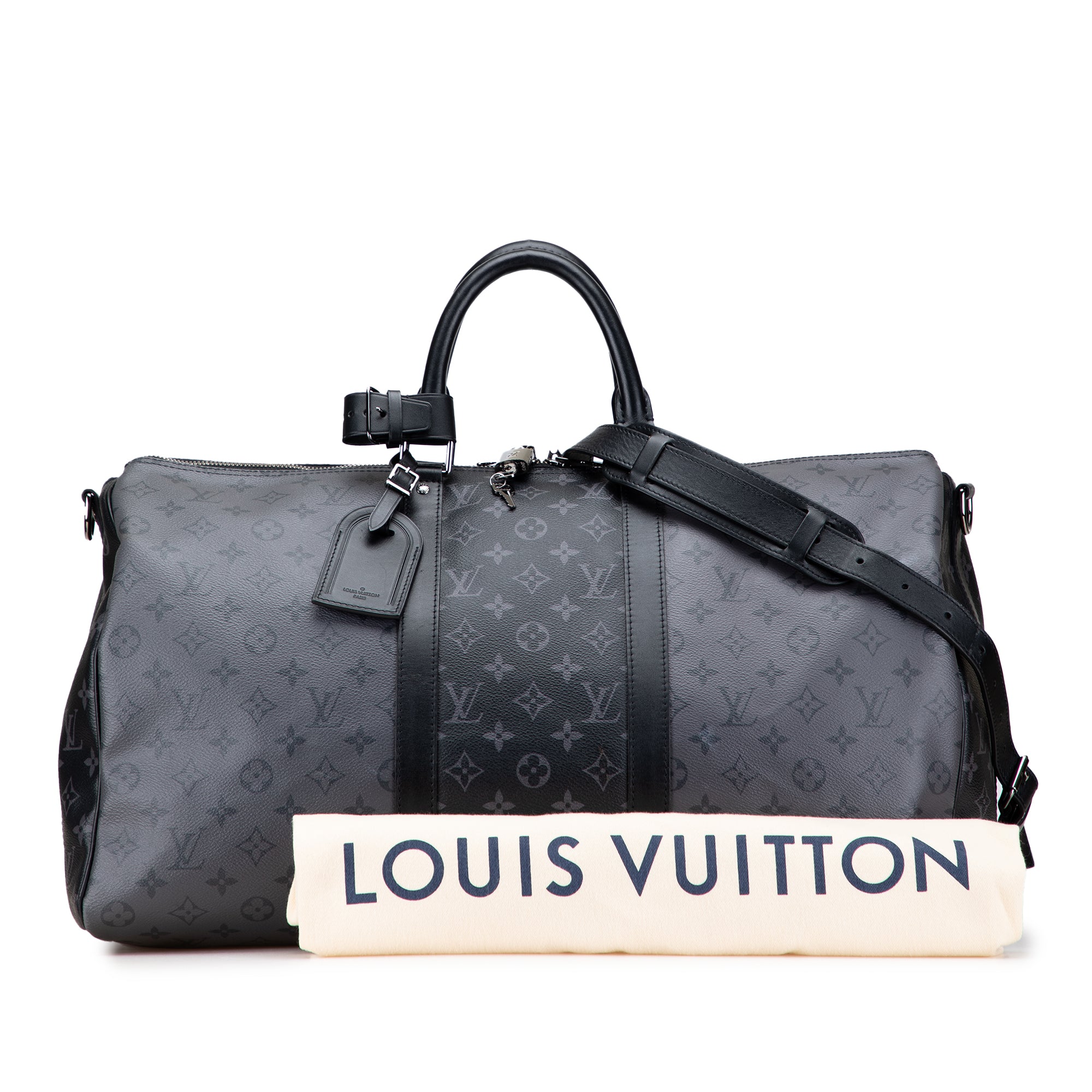 Louis Vuitton Monogram Eclipse Reverse Keepall Bandouliere 50 - image 10