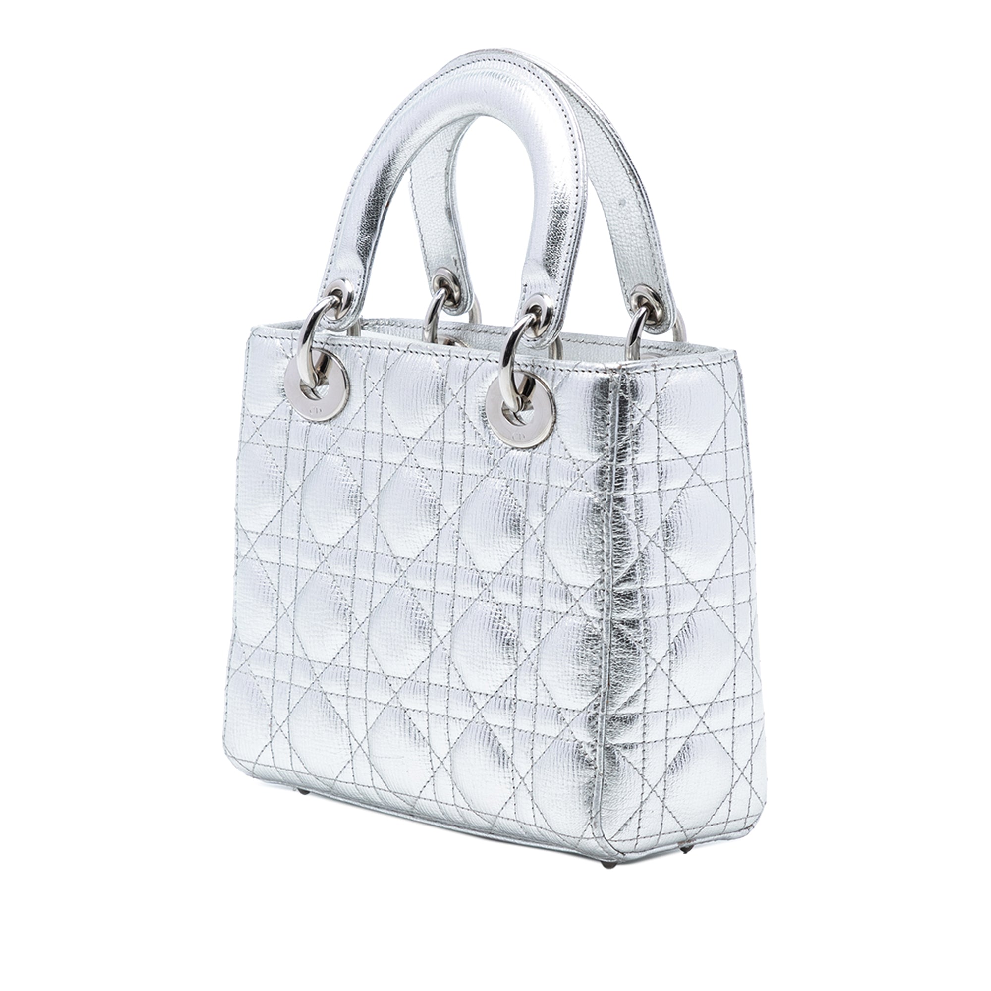 Dior Small Metallic Grained Calfskin Cannage My ABCDior Lady Dior - image 2