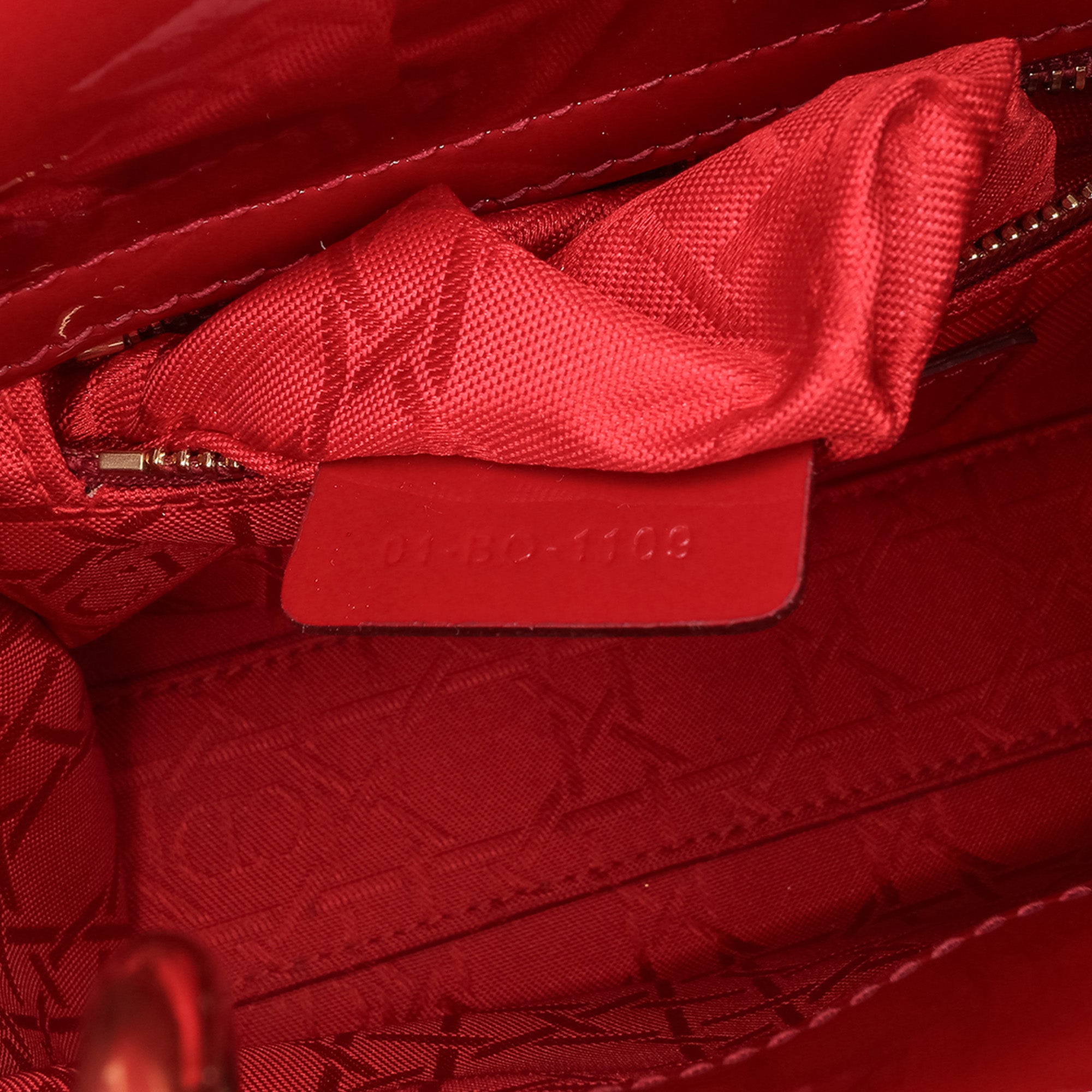 Dior Mini Patent Cannage Lady Dior - image 6