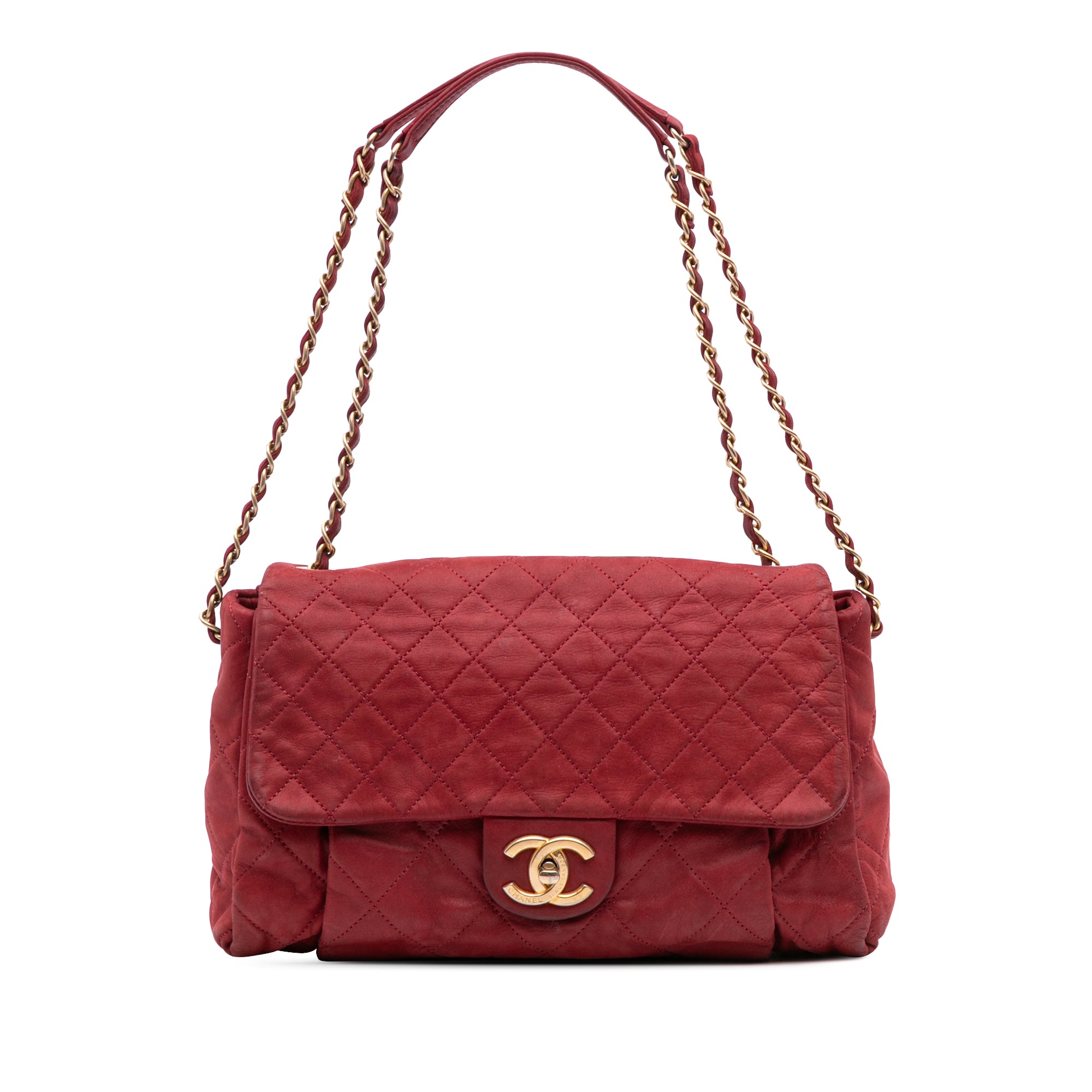 Chanel Large Aged Calfskin Chic Quilt Flap - image 1