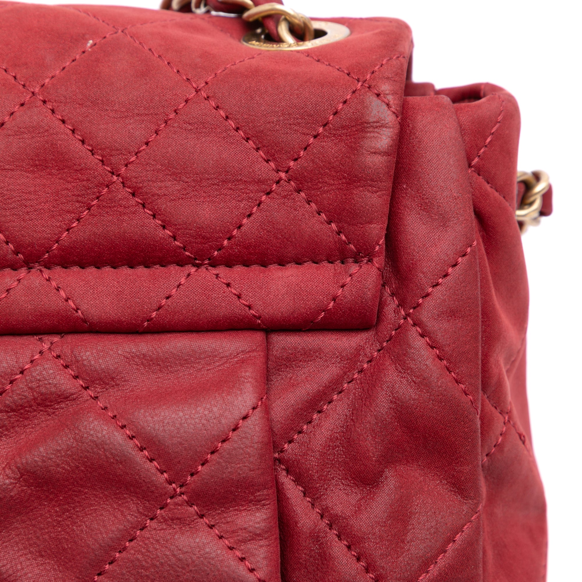 Chanel Large Aged Calfskin Chic Quilt Flap - image 9