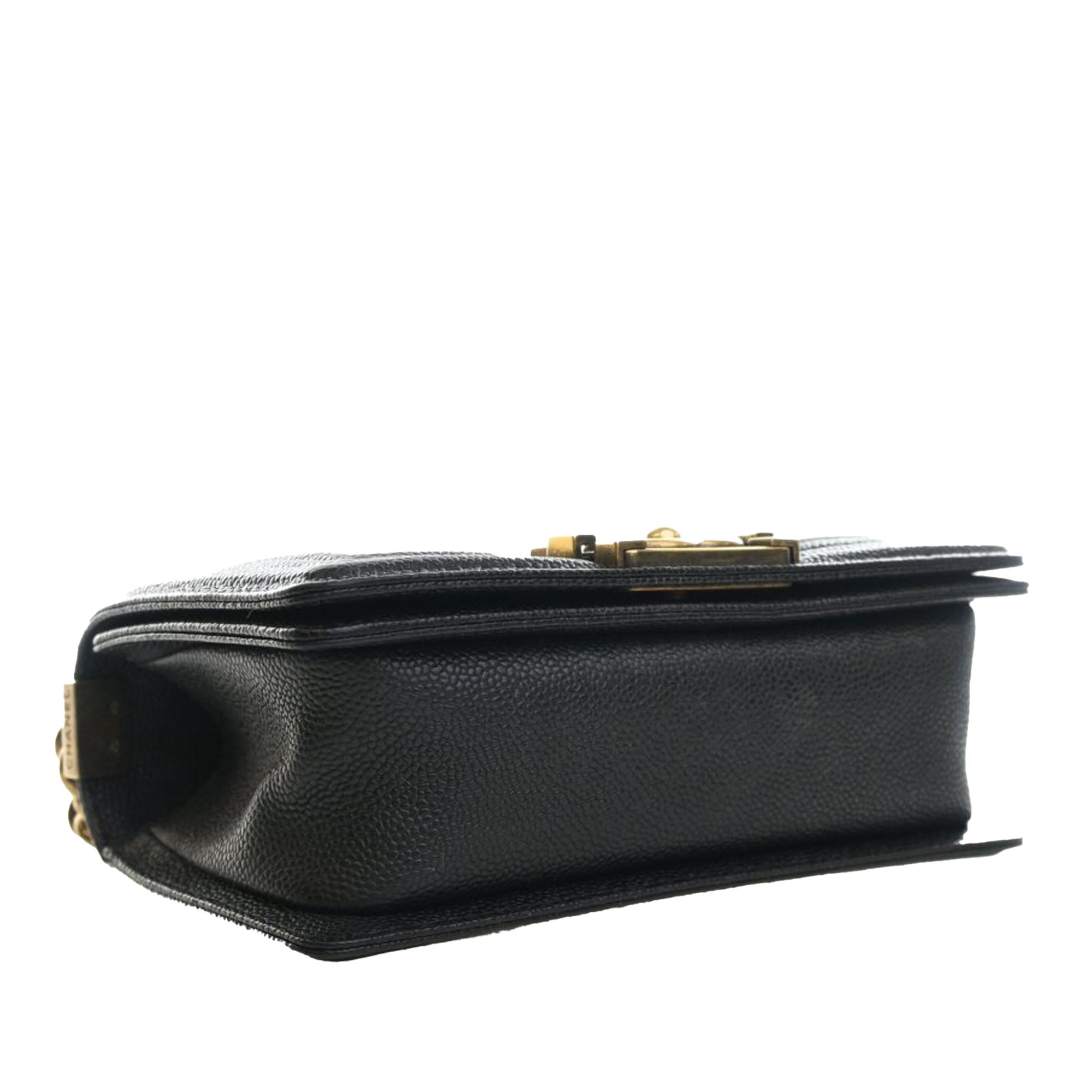 Chanel Small Quilted Caviar Boy Flap - image 10