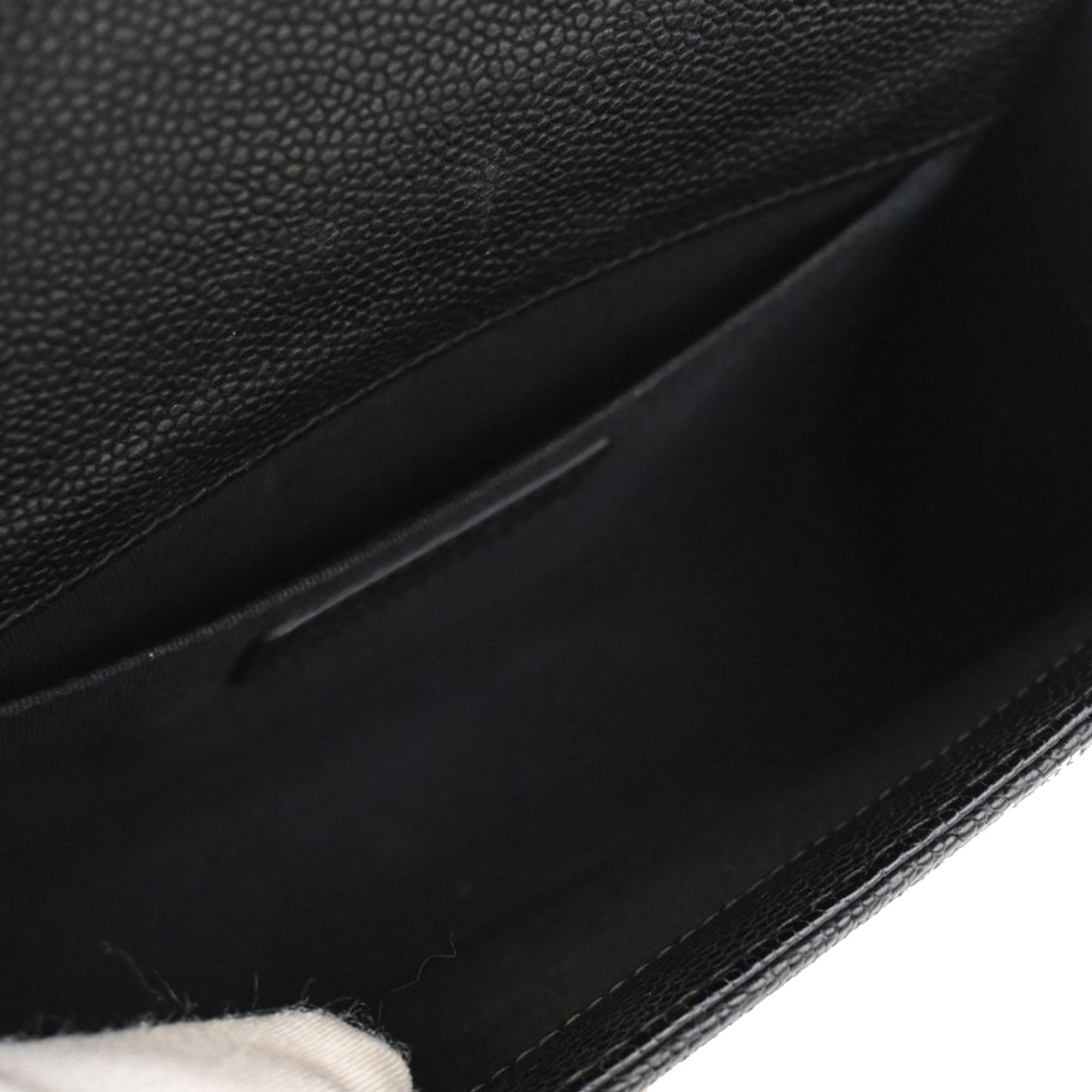 Chanel Small Quilted Caviar Boy Flap - image 5