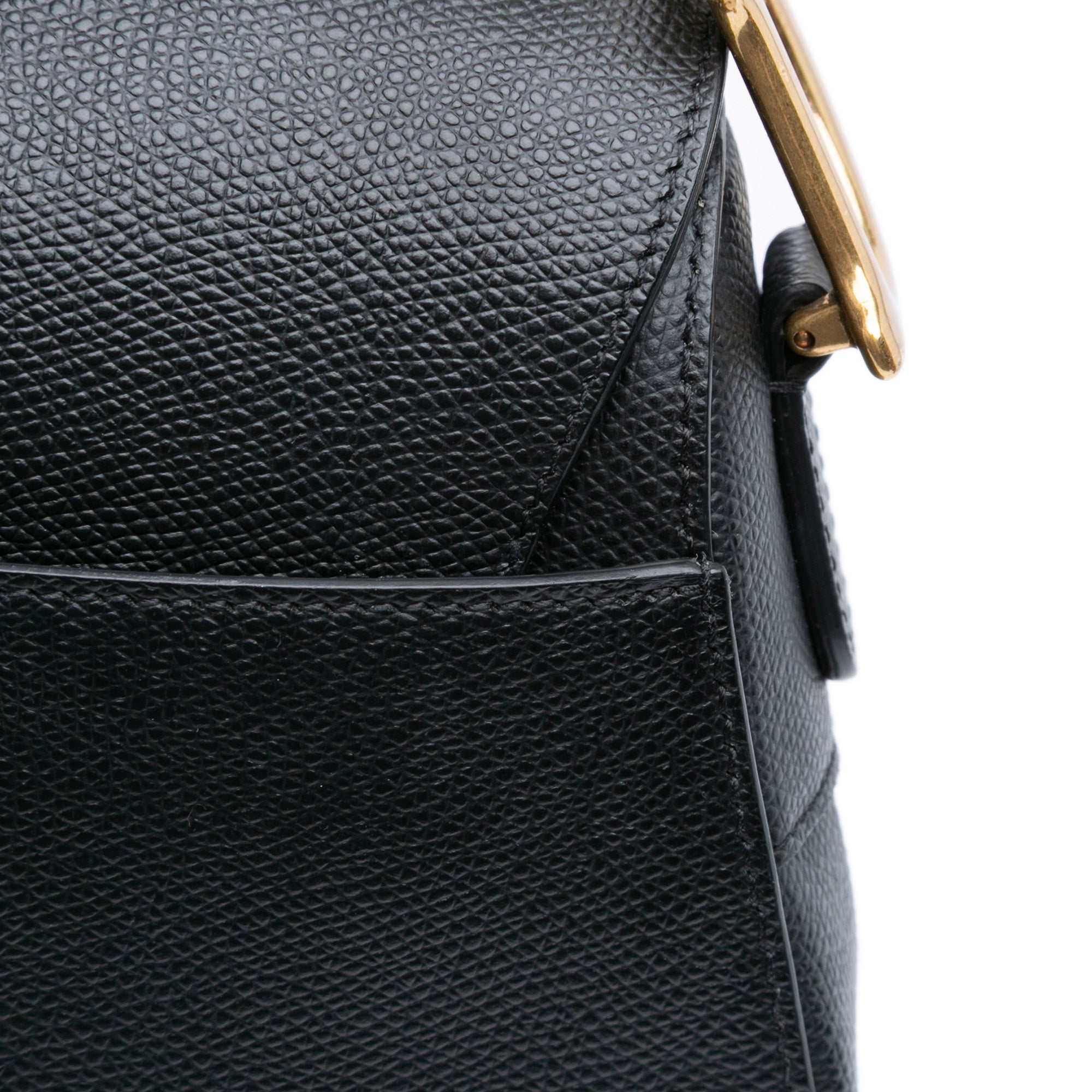 Dior Grained Calfskin Saddle Bag - image 10