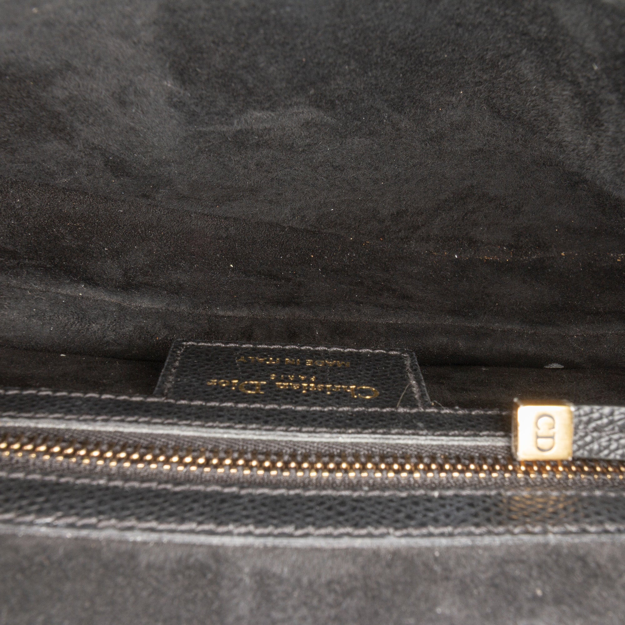 Dior Grained Calfskin Saddle Bag - image 4