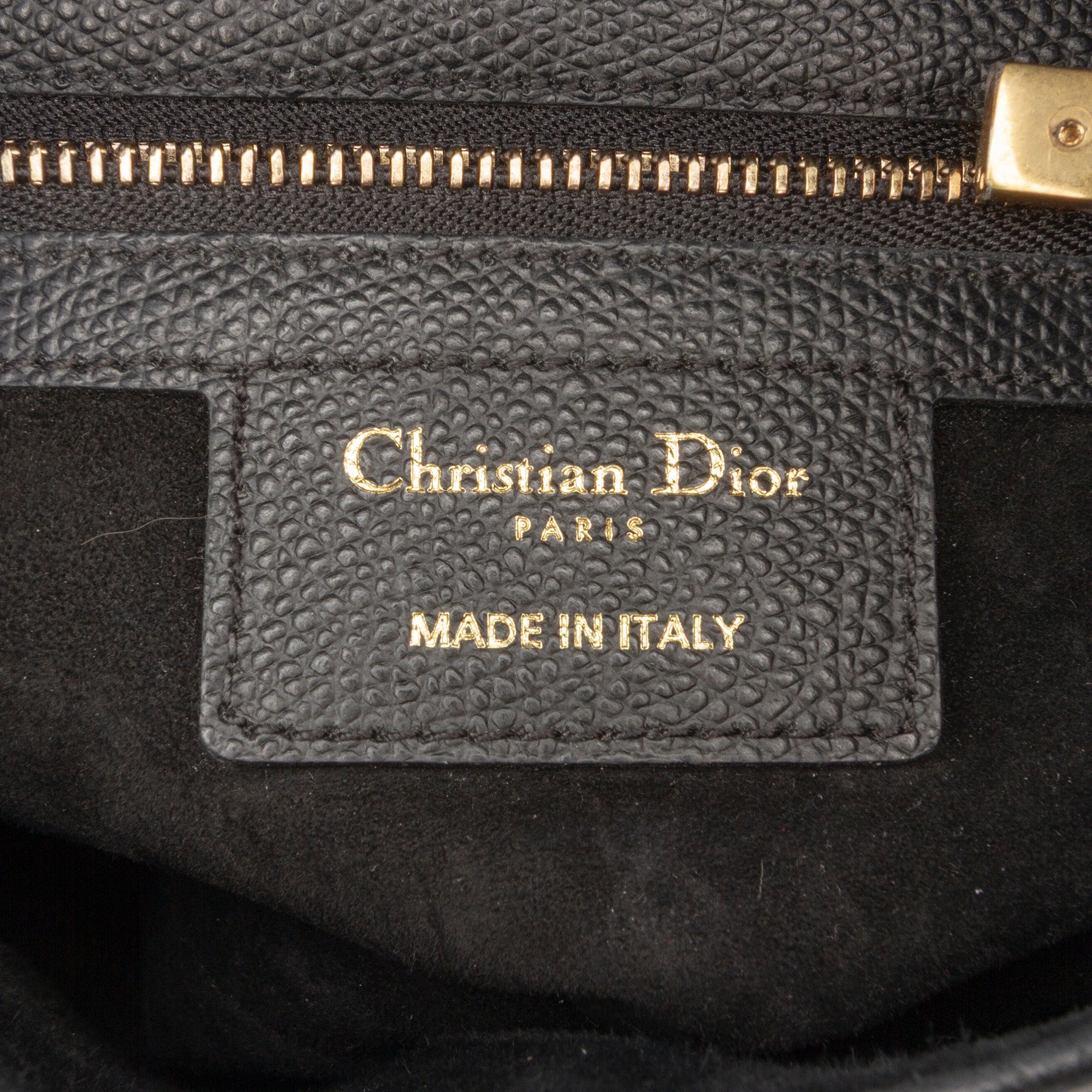 Dior Grained Calfskin Saddle Bag - image 5