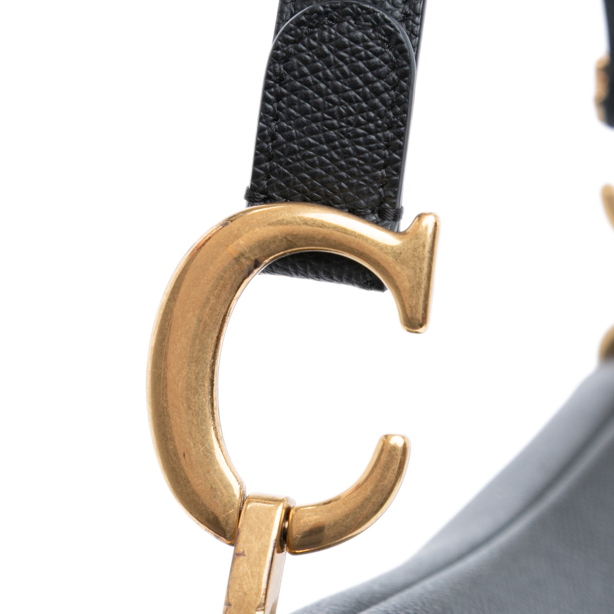 Dior Grained Calfskin Saddle Bag - image 7