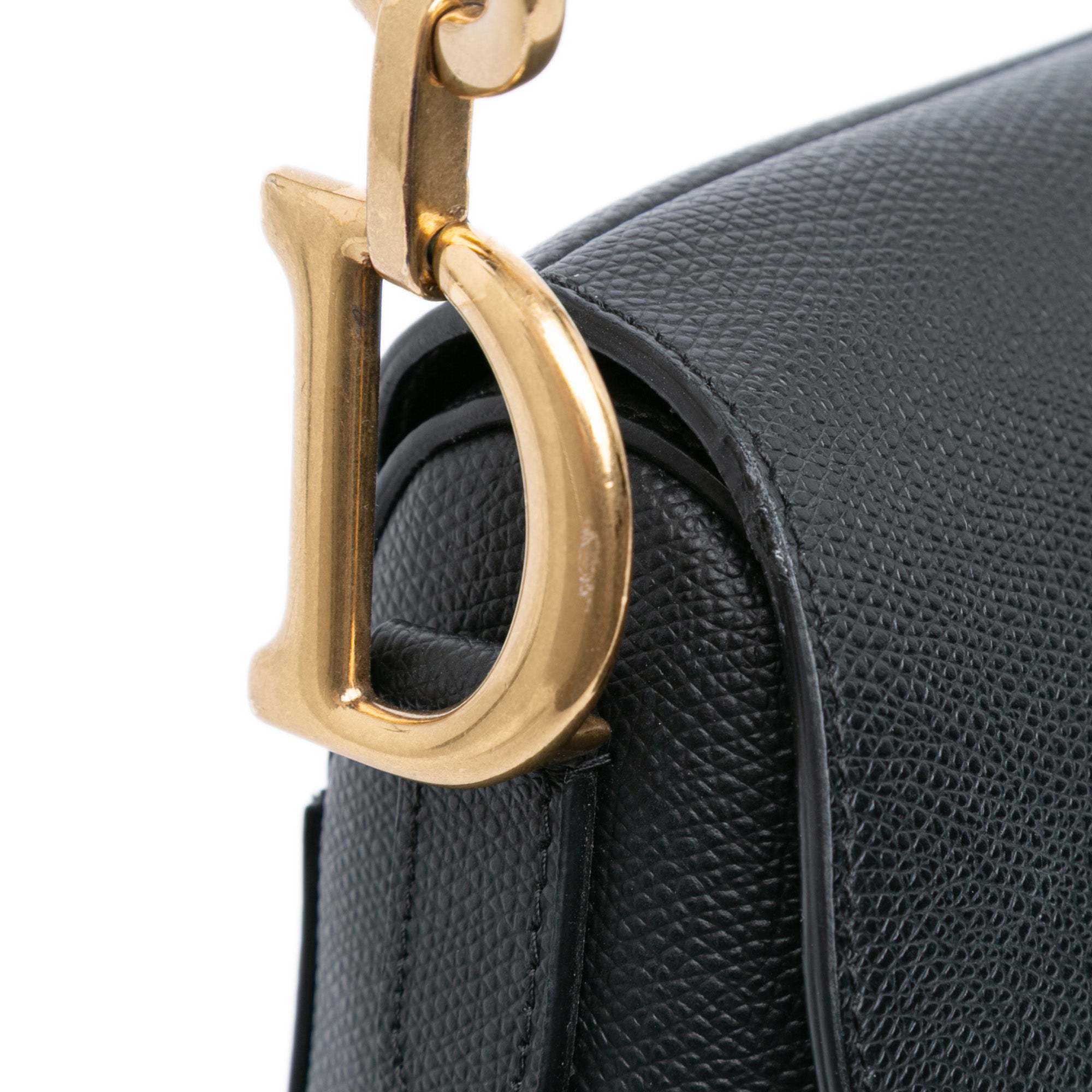 Dior Grained Calfskin Saddle Bag - image 8