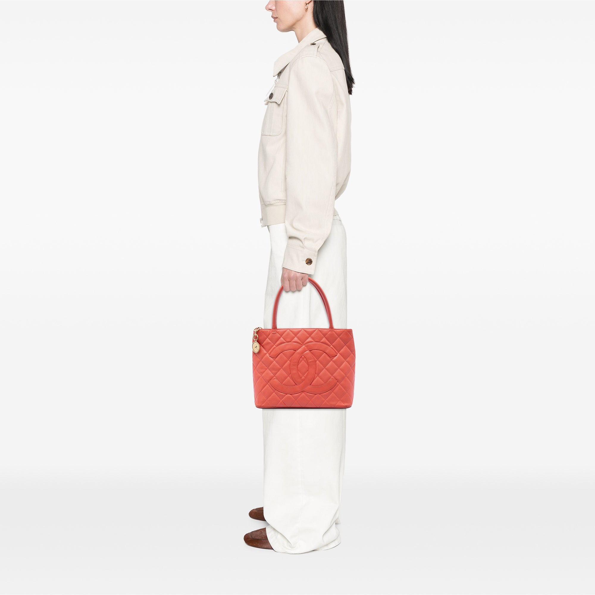 Chanel Caviar Medallion Tote - image 7