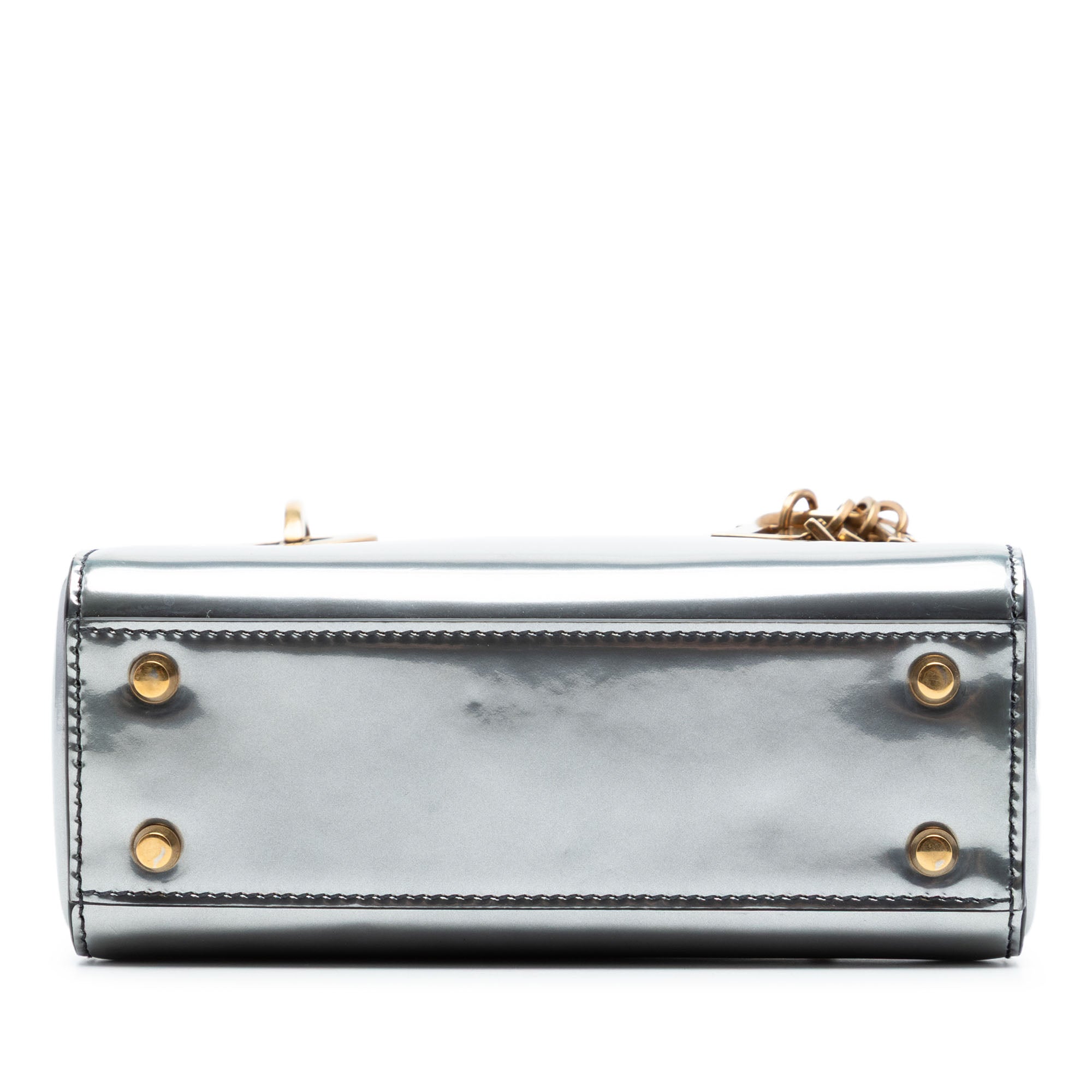 Dior Mini Metallic Patent Lady Dior - image 3