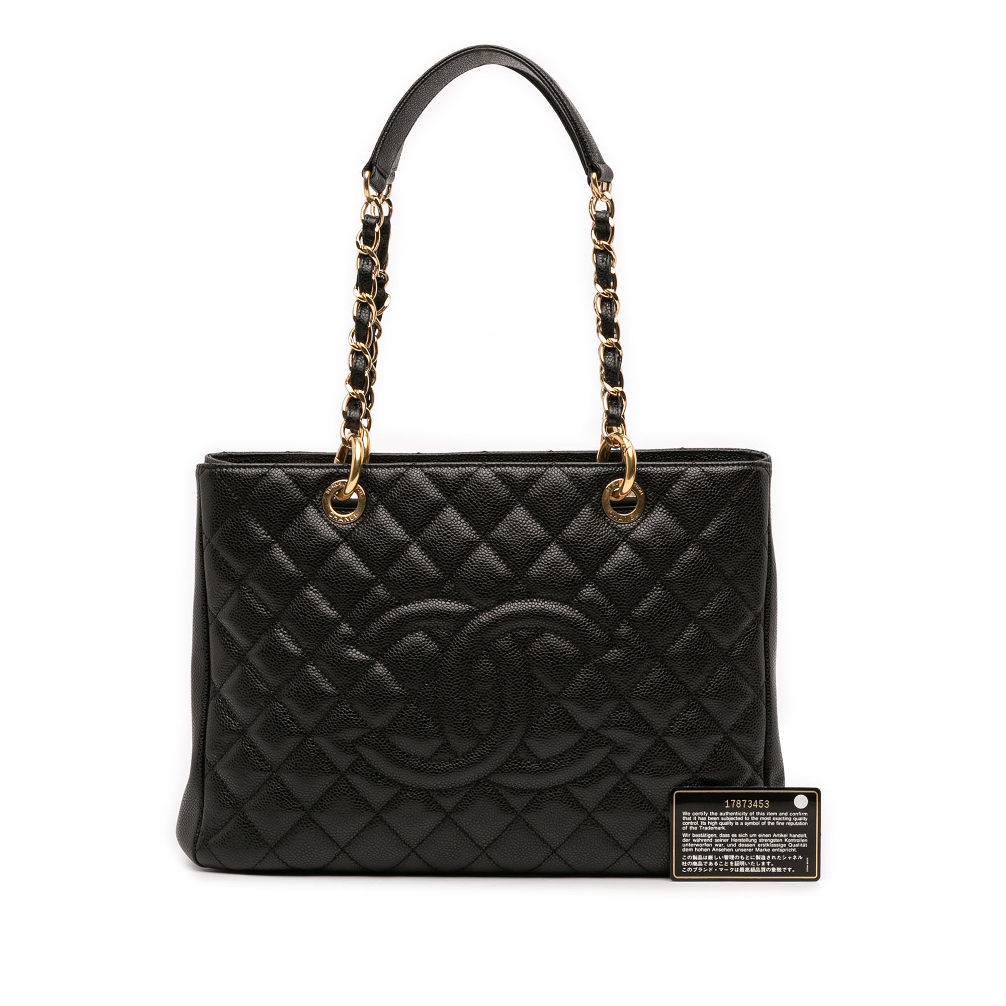 Chanel Caviar Grand Shopping Tote - image 12
