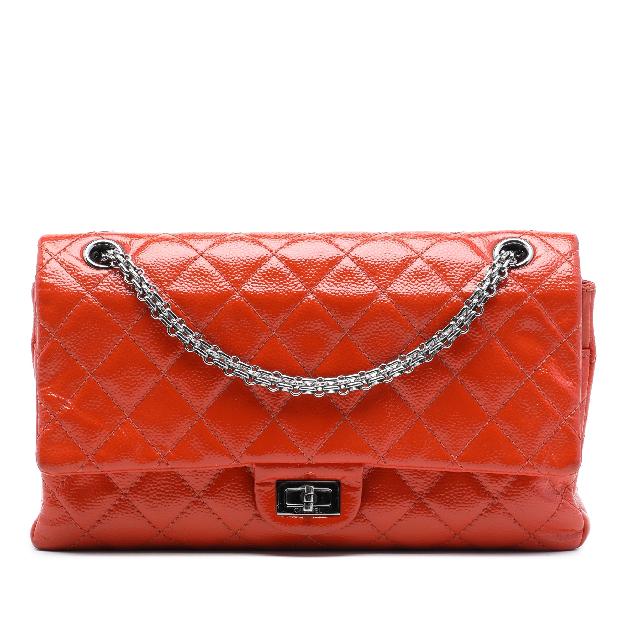 Chanel Quilted Patent Caviar Reissue 2.55 Double Flap 226 - image 1