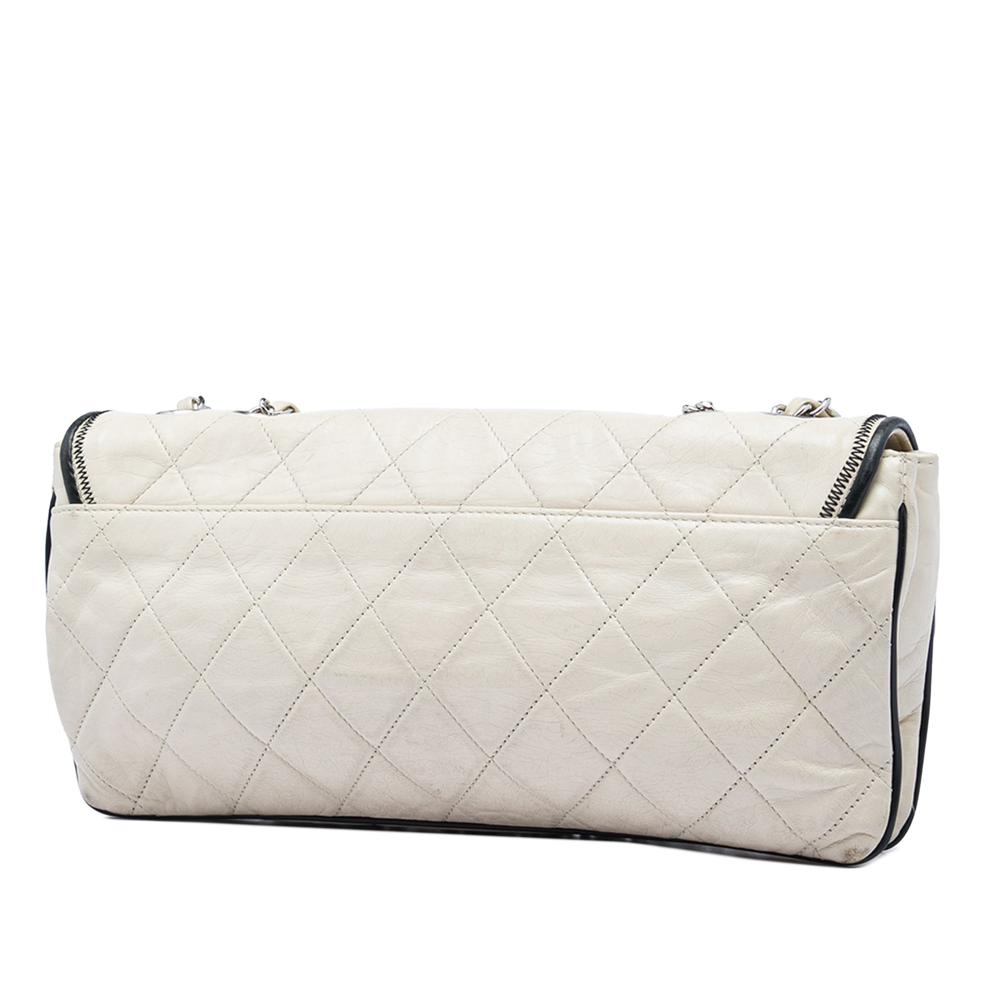 Chanel Quilted Aged Lambskin Reissue 2.55 East West Flap - image 2