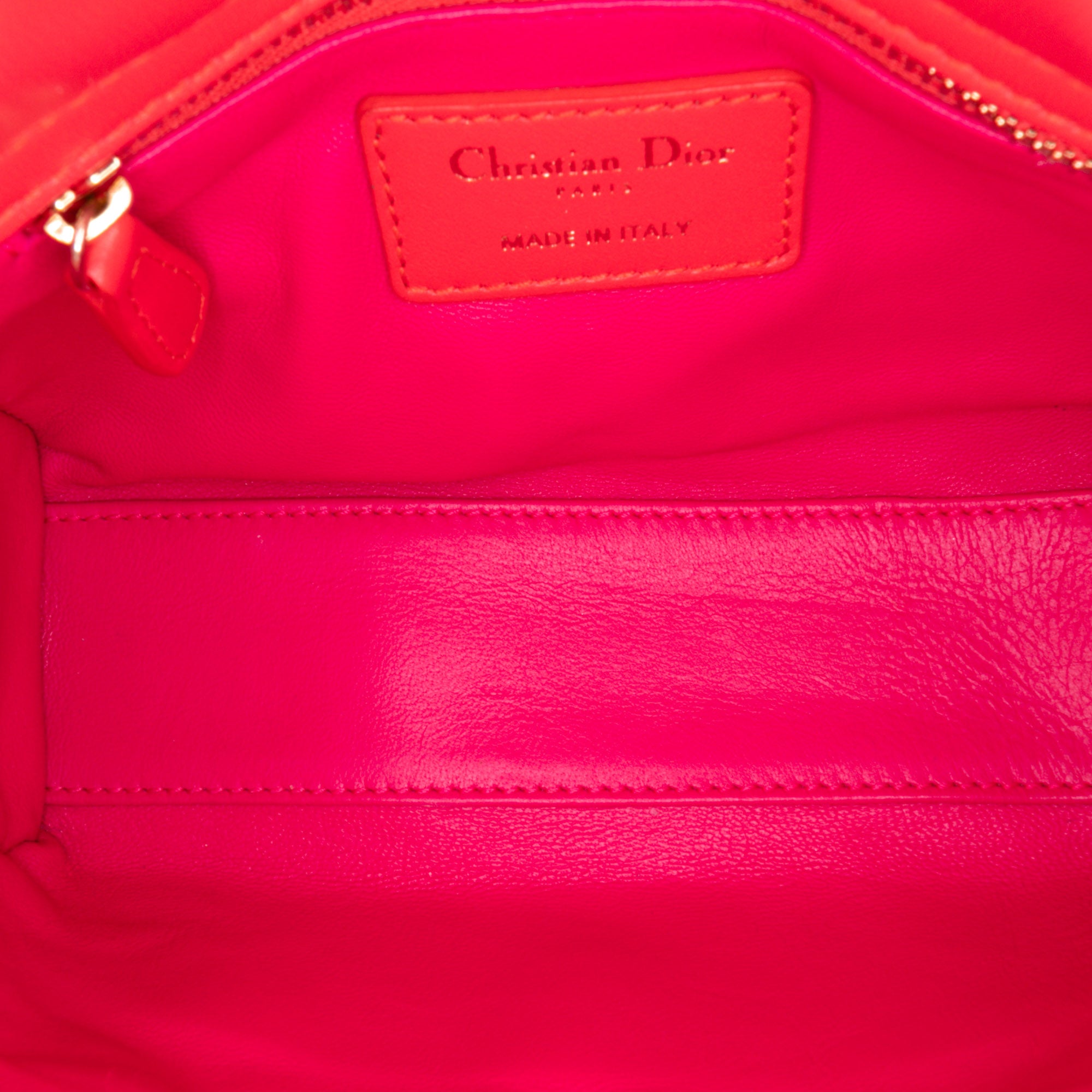 Dior Mini Bicolor Lambskin Cannage Lady Dior - image 4