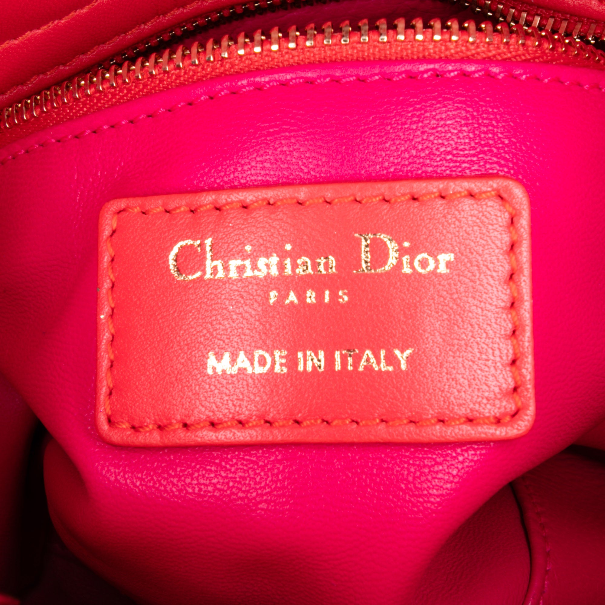 Dior Mini Bicolor Lambskin Cannage Lady Dior - image 5